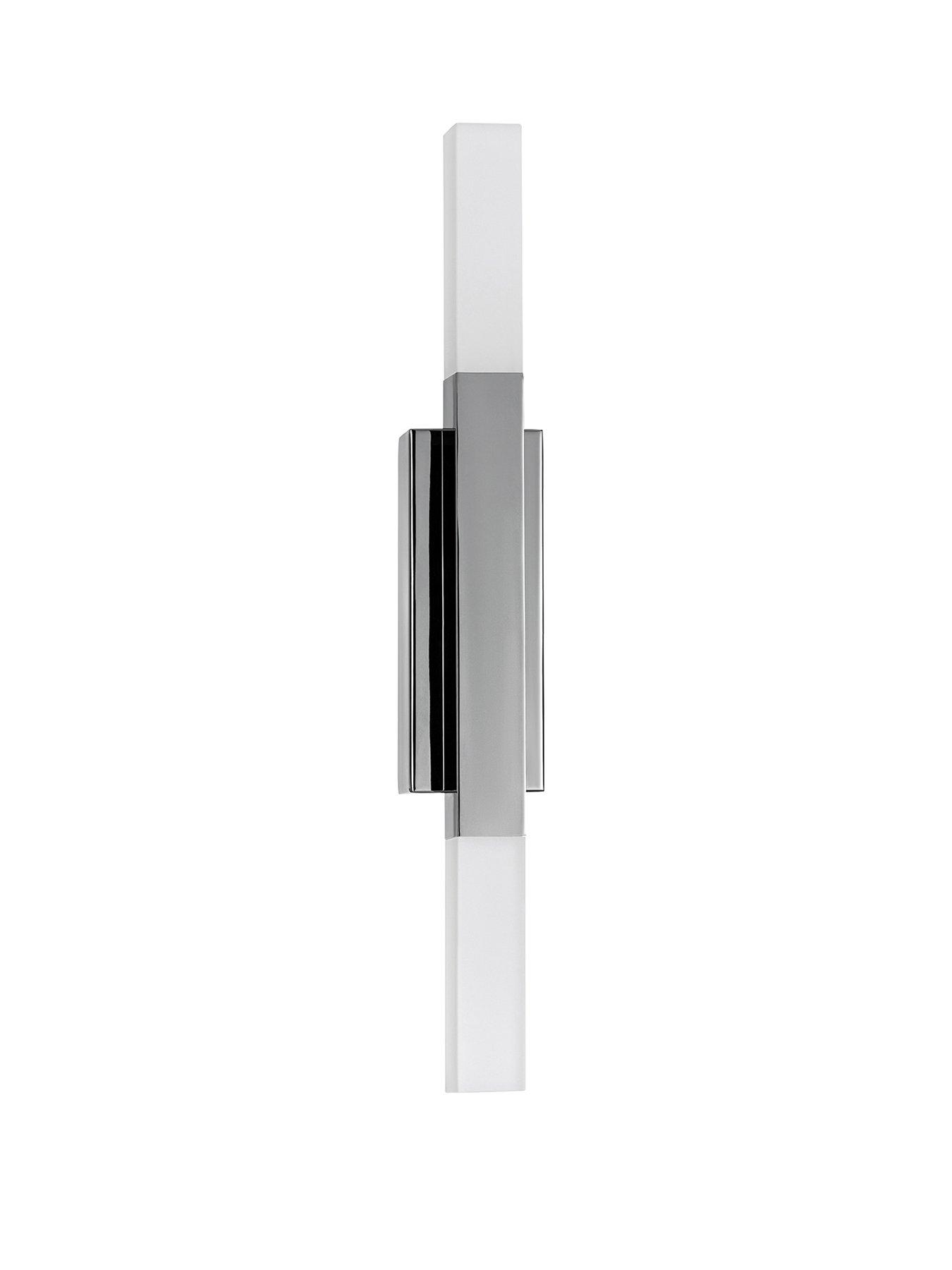 Image 2 of 5 of Eglo Alcudia Metal &amp; Plastic Bathroom Mirror Light, Chrome