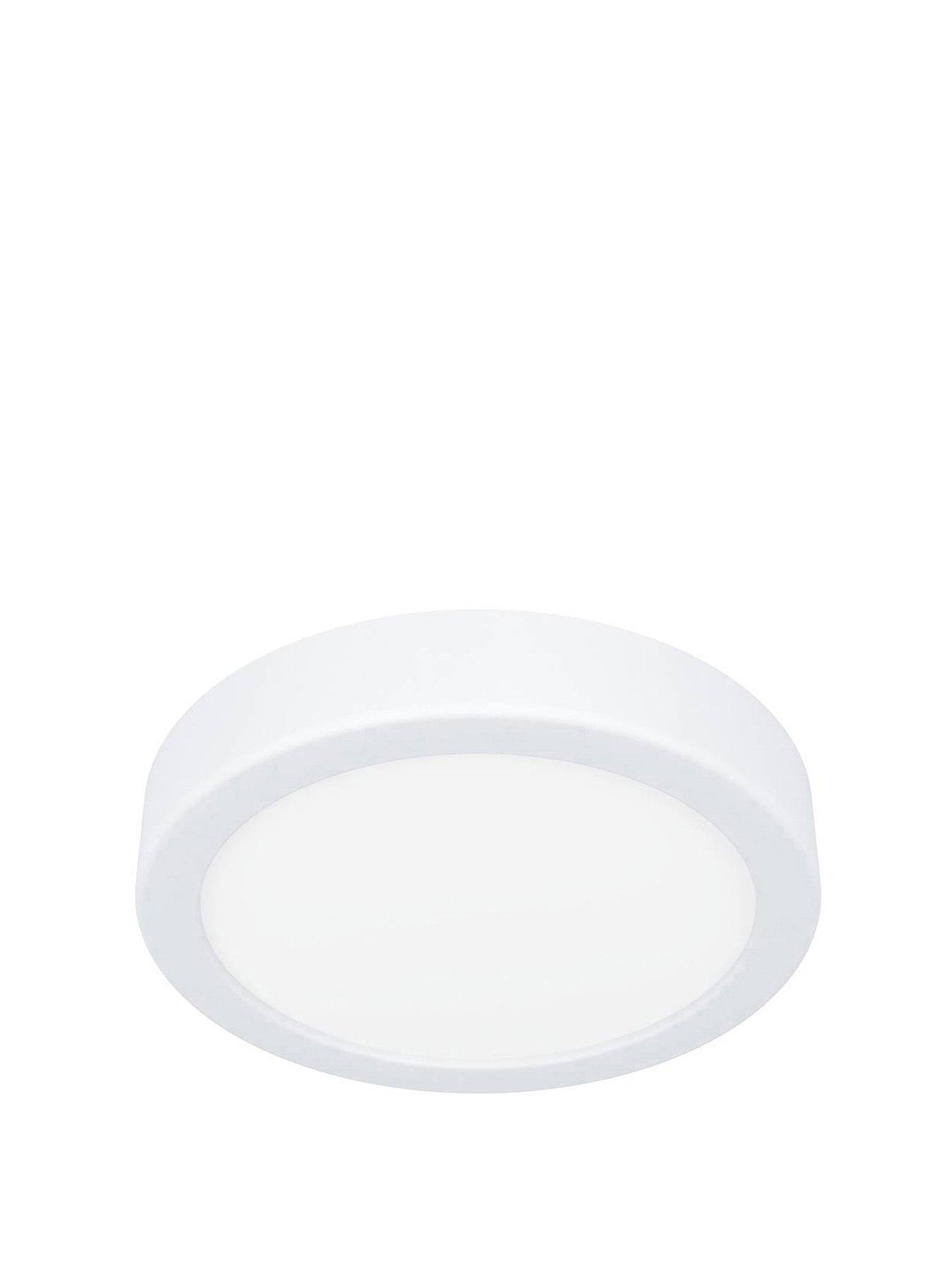 Image 2 of 6 of Eglo Fueva 6 Ip44 Led Cct Plastic Ceiling Light, (d) 16.6cm White