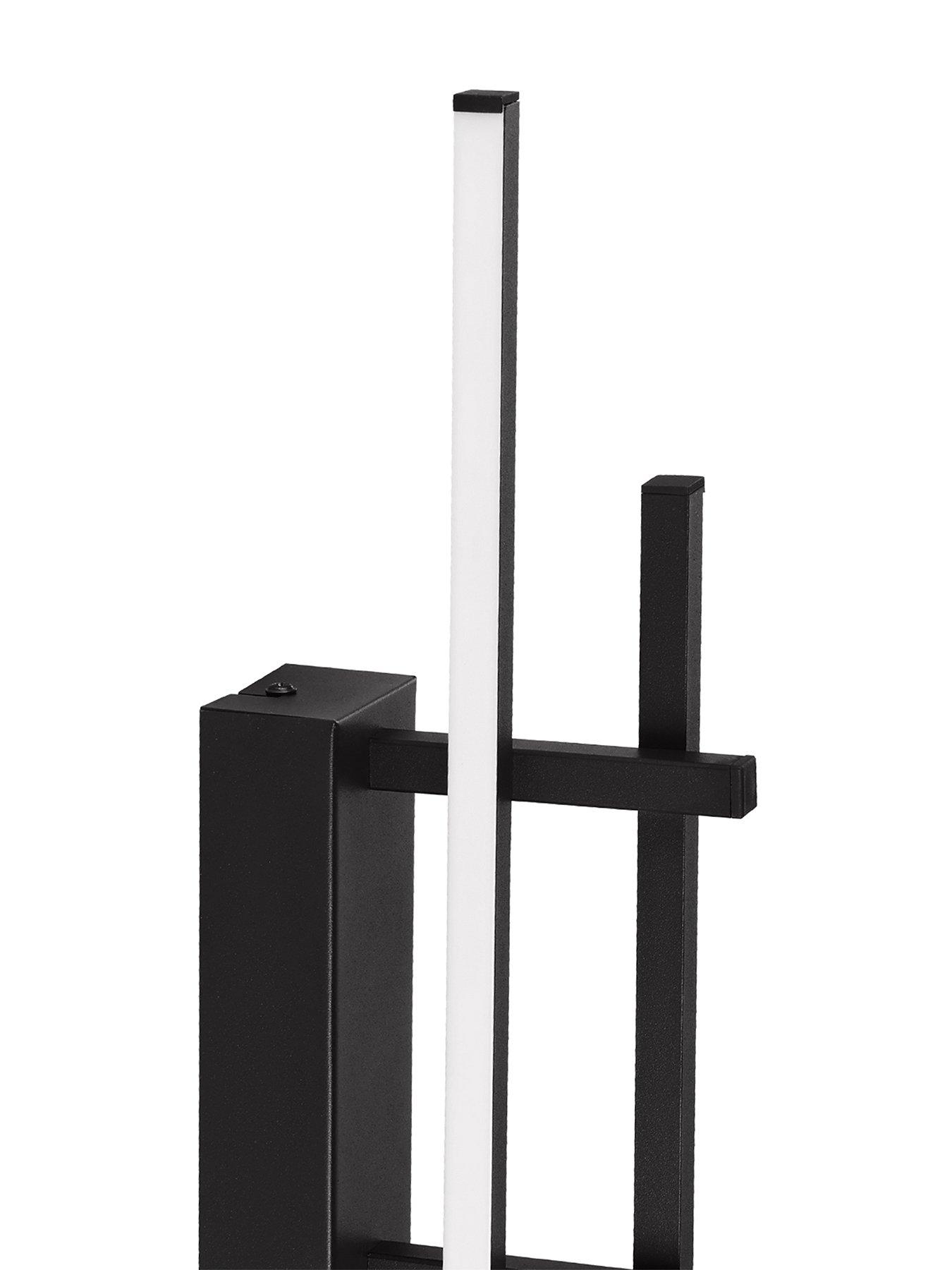 Image 3 of 5 of Eglo Trepiliano Aluminium &amp; Steel Black Modern Led Linear Wall Light