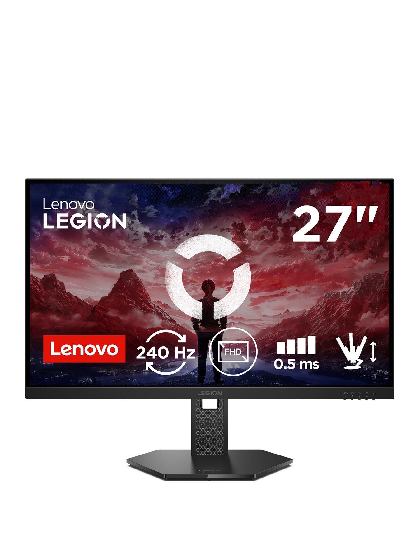 Lenovo Legion 27-10 27" FHD IPS Gaming Monitor - 240Hz, HDR10, AMD FreeSync Premium, VESA Mount, Console Compatible