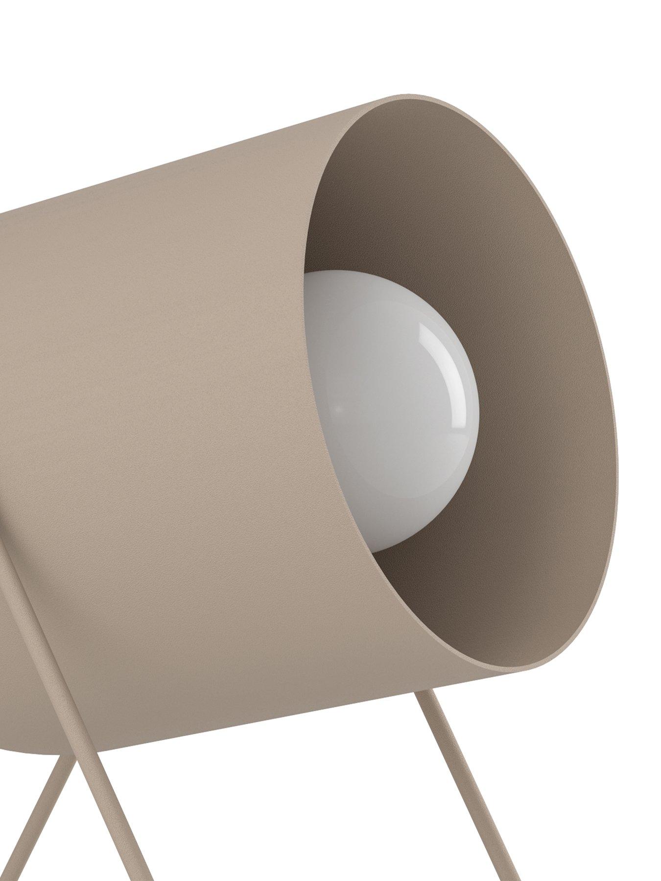 Image 3 of 4 of Eglo Tilston Steel Minimalist Desk Lamp, Sandy