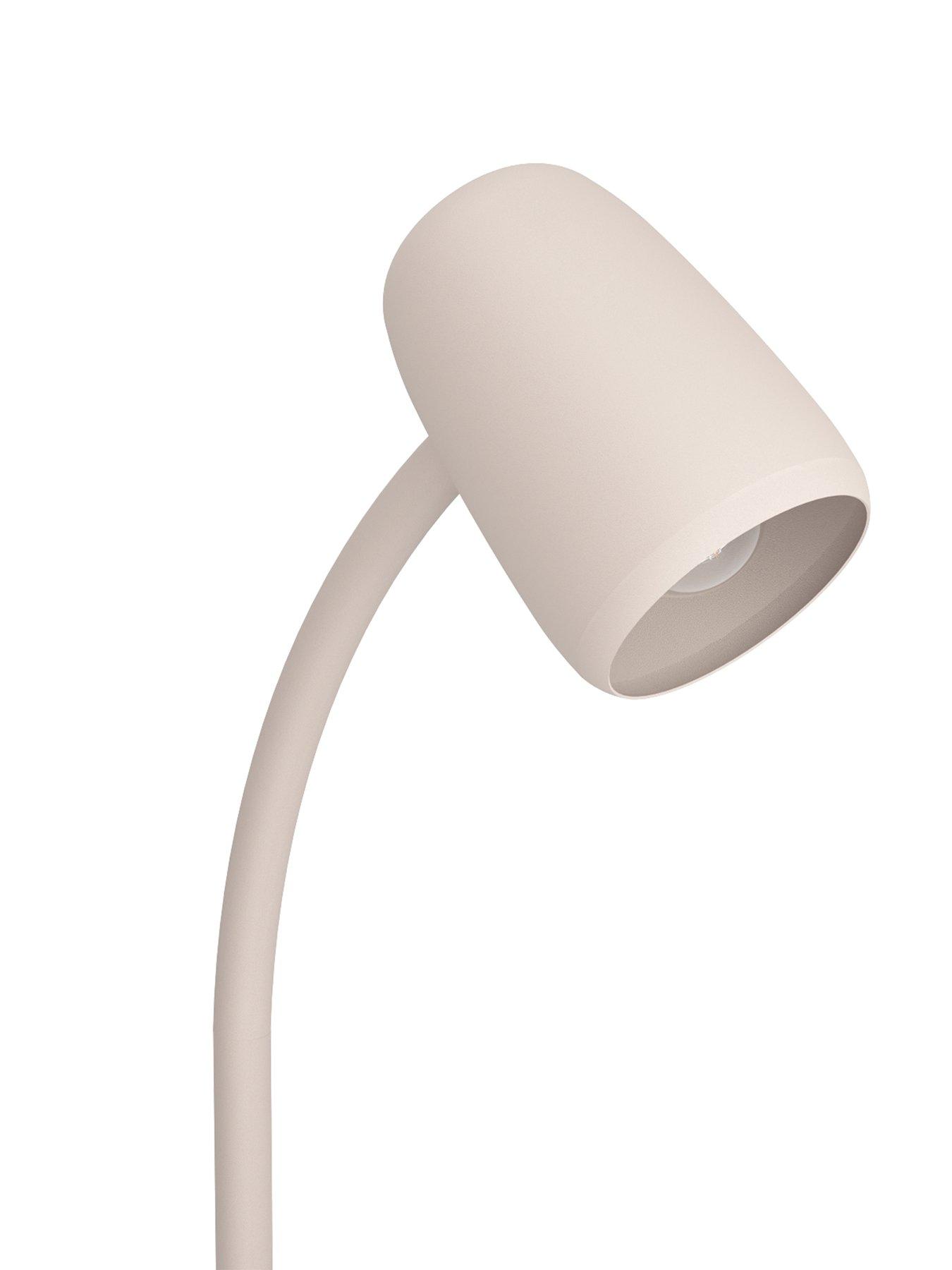  image of eglo-carlo-modern-steel-flexible-desk-lamp-sandy