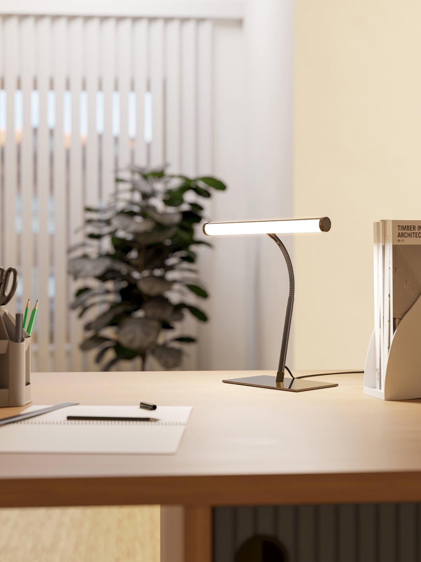 Eglo Riccione Led Tuneable White Desk Lamp, Black