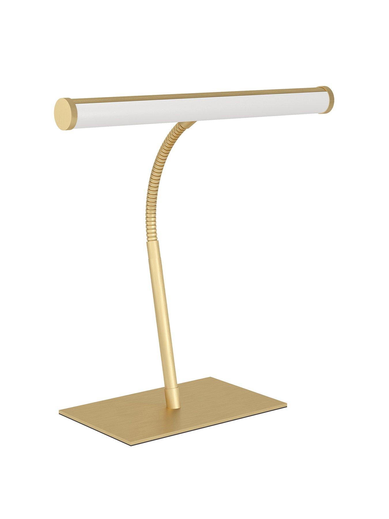  image of eglo-riccione-led-tuneable-white-desk-lamp-gold
