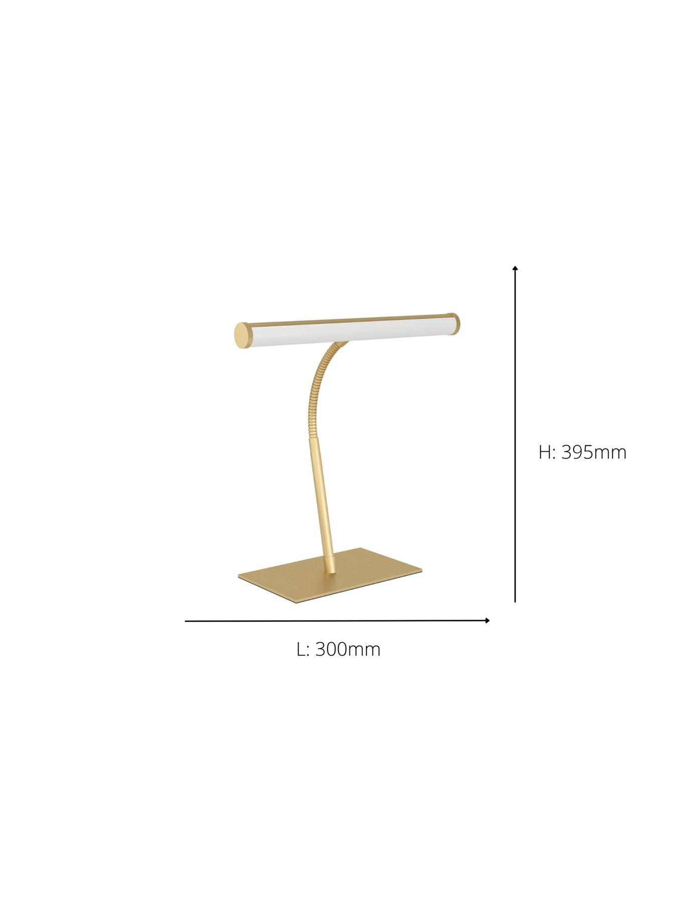  image of eglo-riccione-led-tuneable-white-desk-lamp-gold