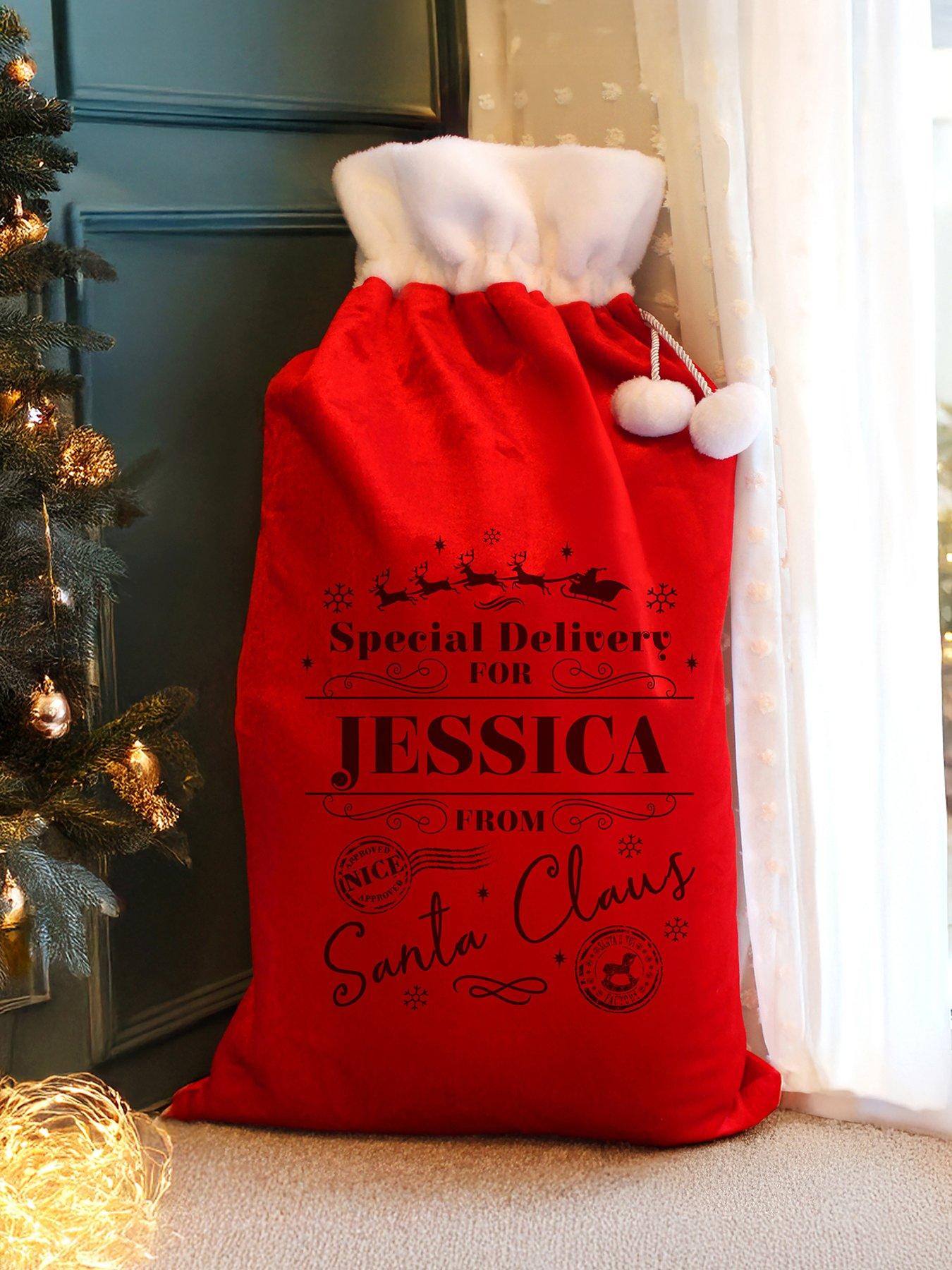 Image 3 of 3 of The Personalised Memento Company Personalised Special Delivery Red Sack