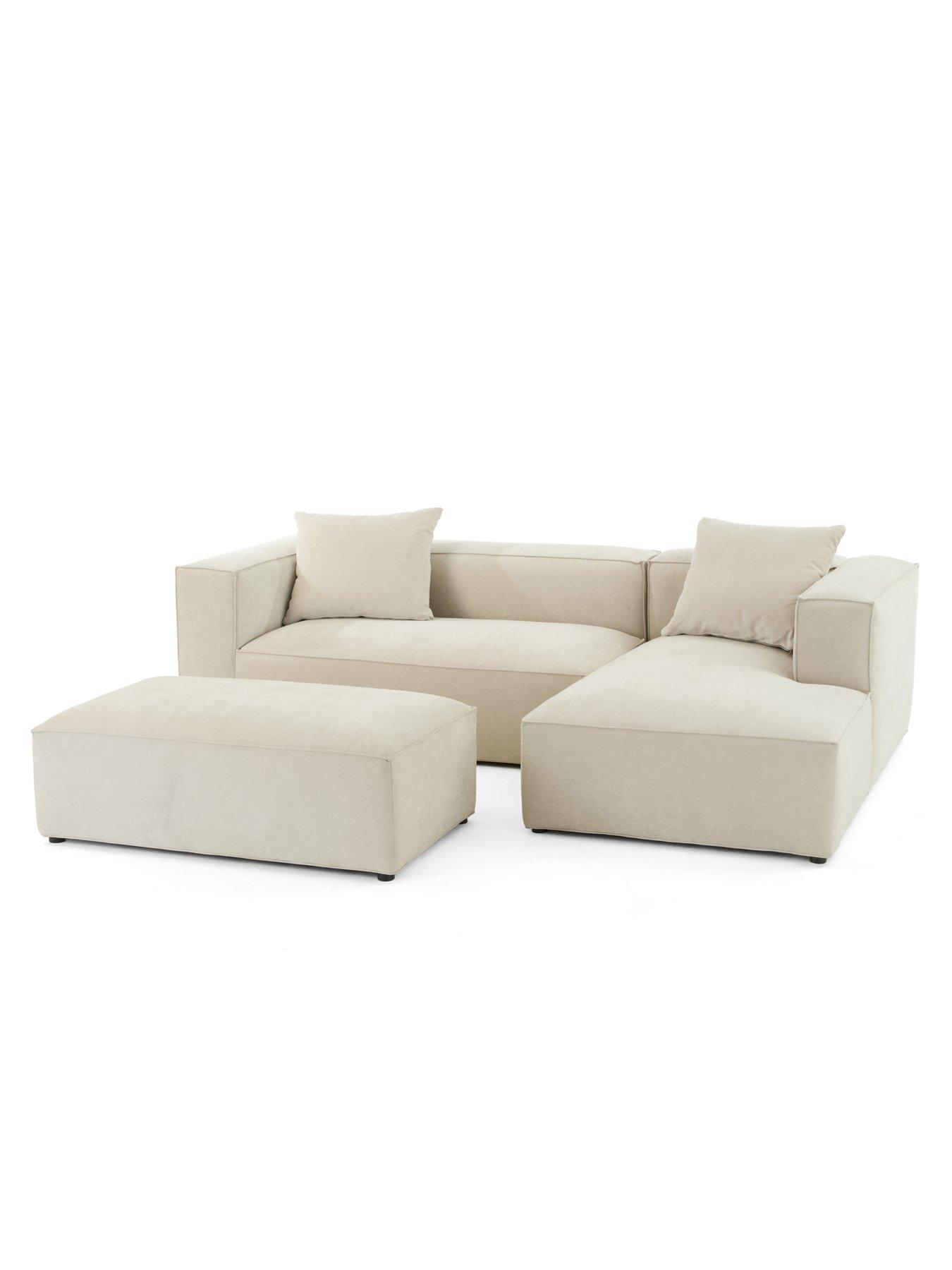 Image 4 of 7 of The Very Collection Larsen Rh Corner Chaise