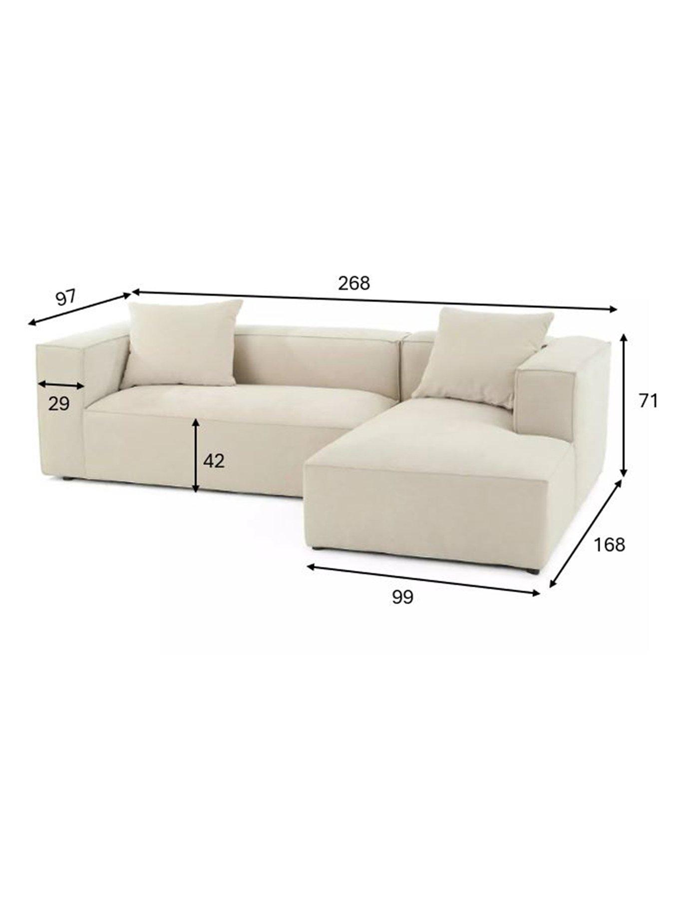 Image 7 of 7 of The Very Collection Larsen Rh Corner Chaise