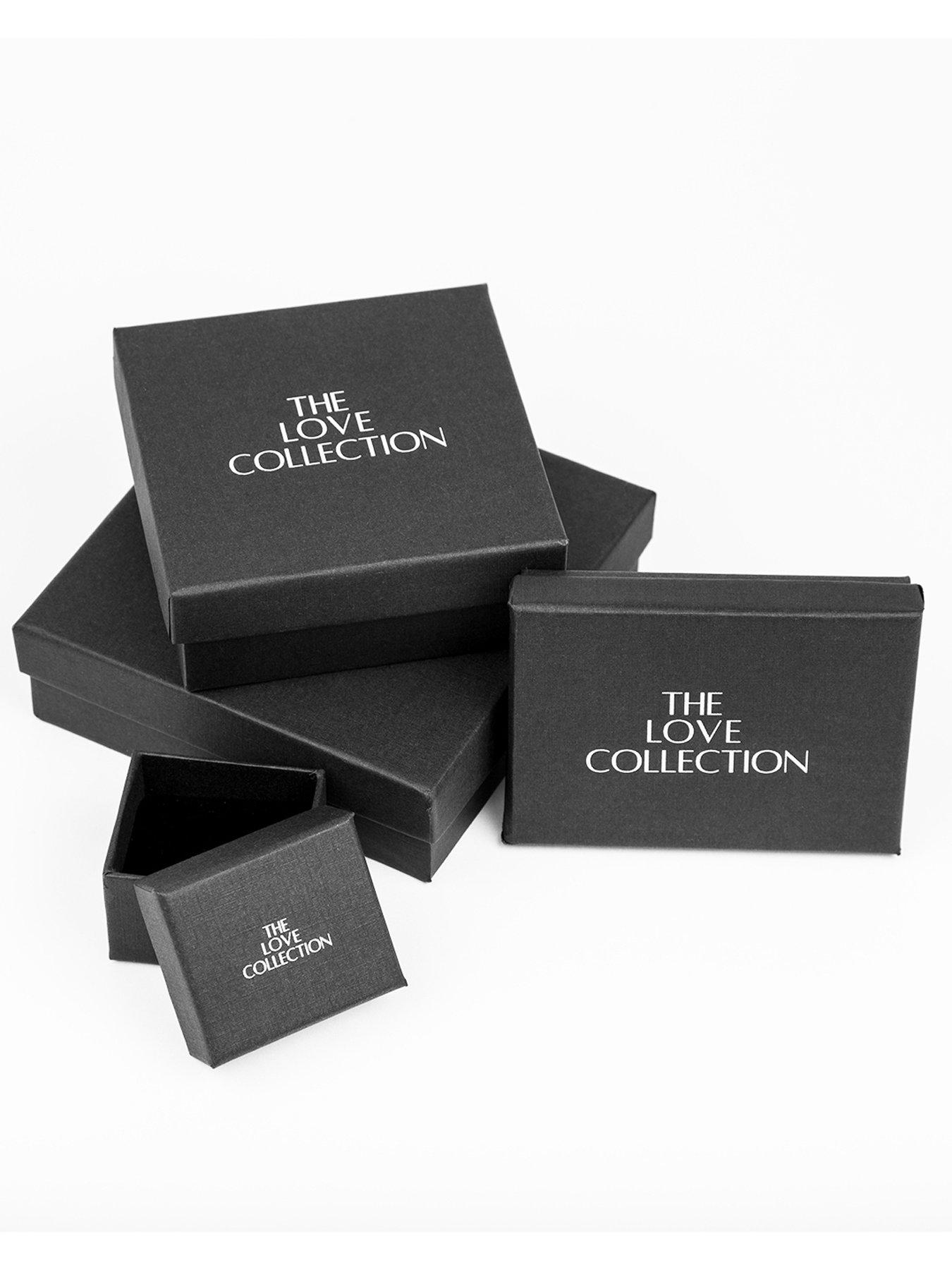  image of the-love-collection-gold-plated-sterling-silver-triple-star-dropper-earrings