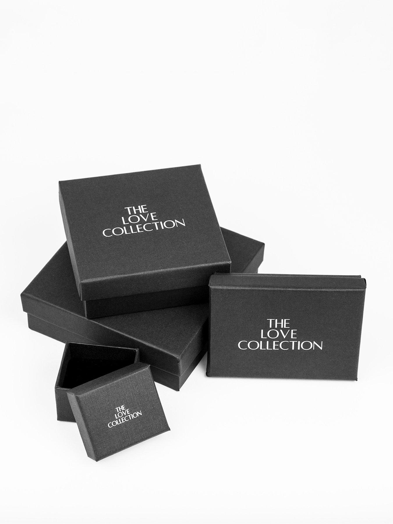  image of the-love-collection-gold-plated-sterling-silver-waterfall-cz-dropper-earrings