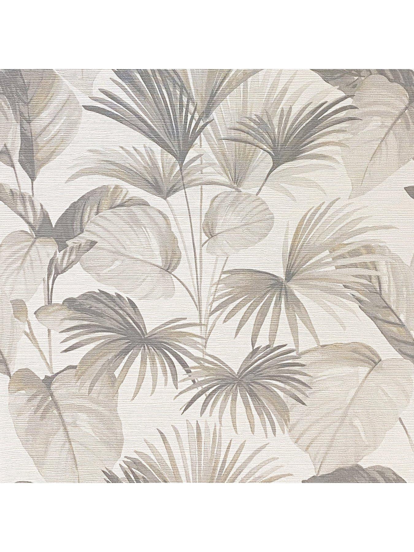  image of arthouse-palm-grove-natural-wallpaper