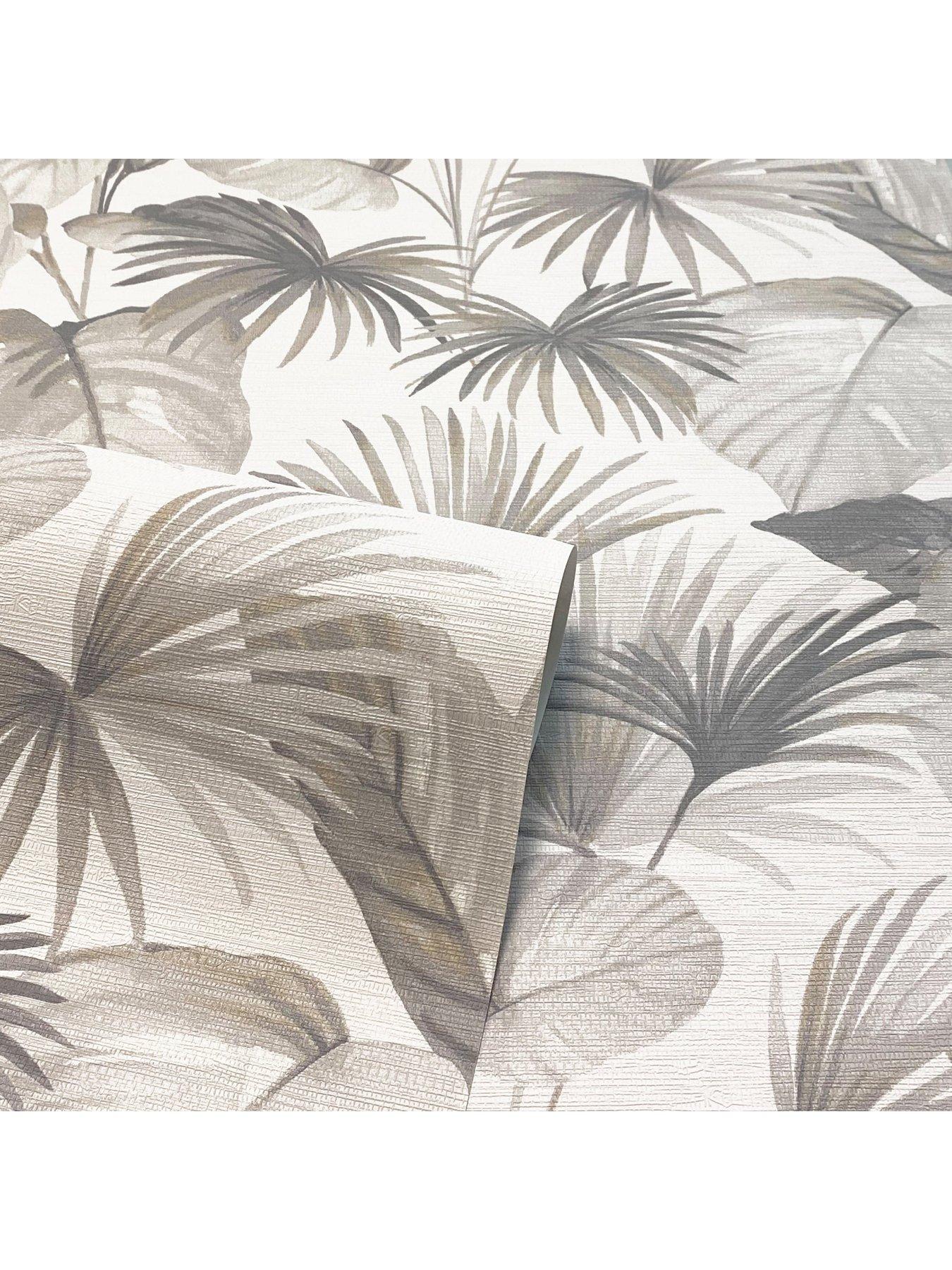  image of arthouse-palm-grove-natural-wallpaper