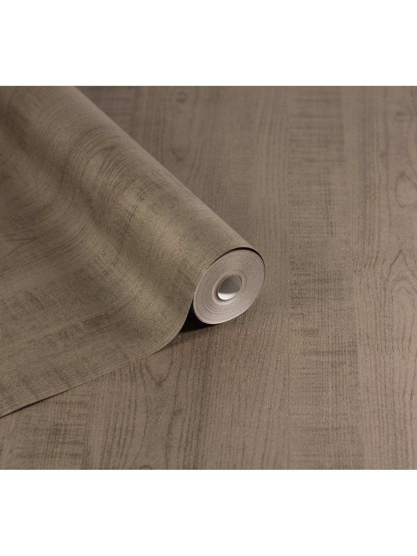  image of arthouse-luxe-timber-espresso-wallpaper