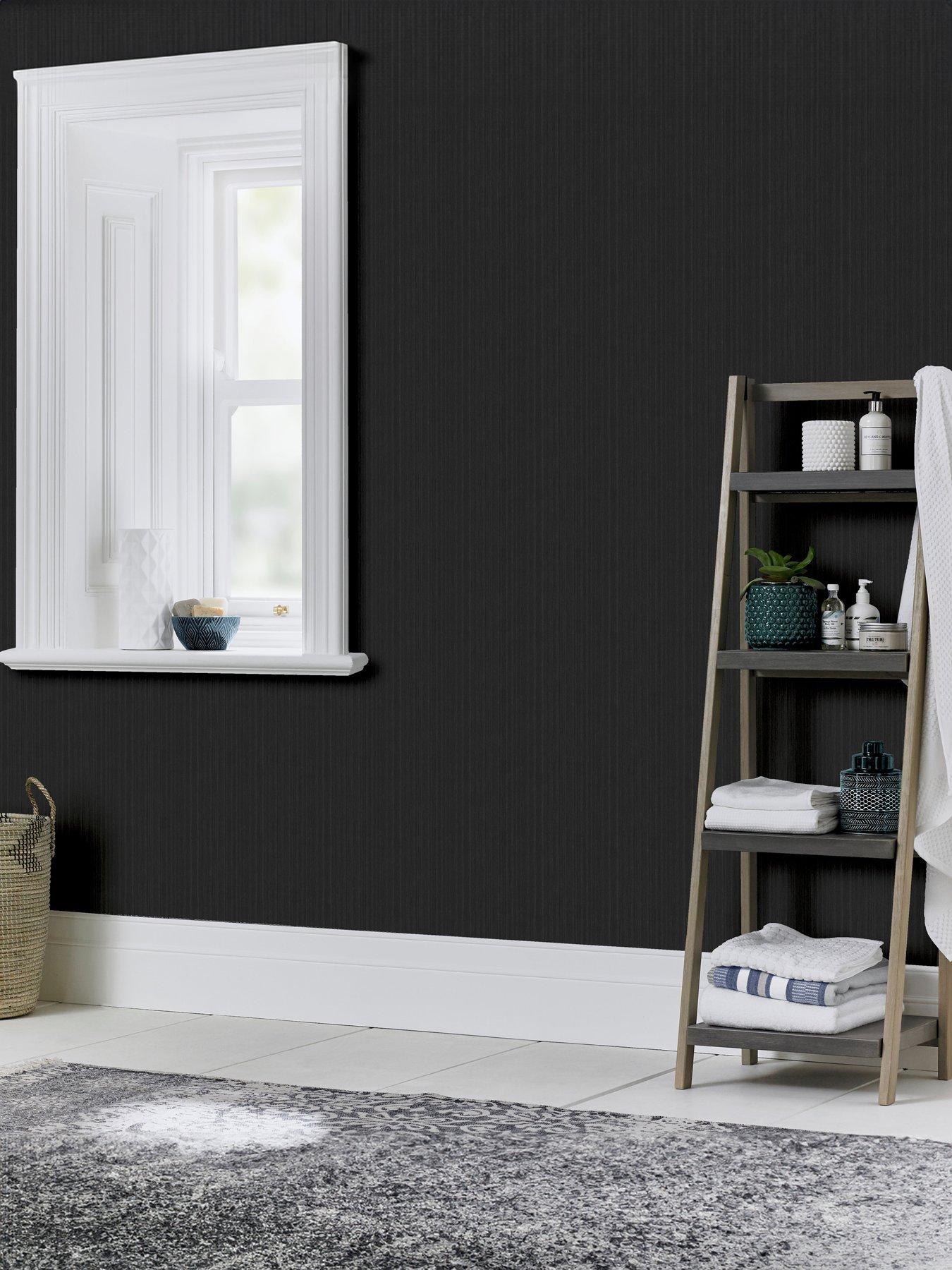  image of arthouse-silk-cascade-charcoal-wallpaper