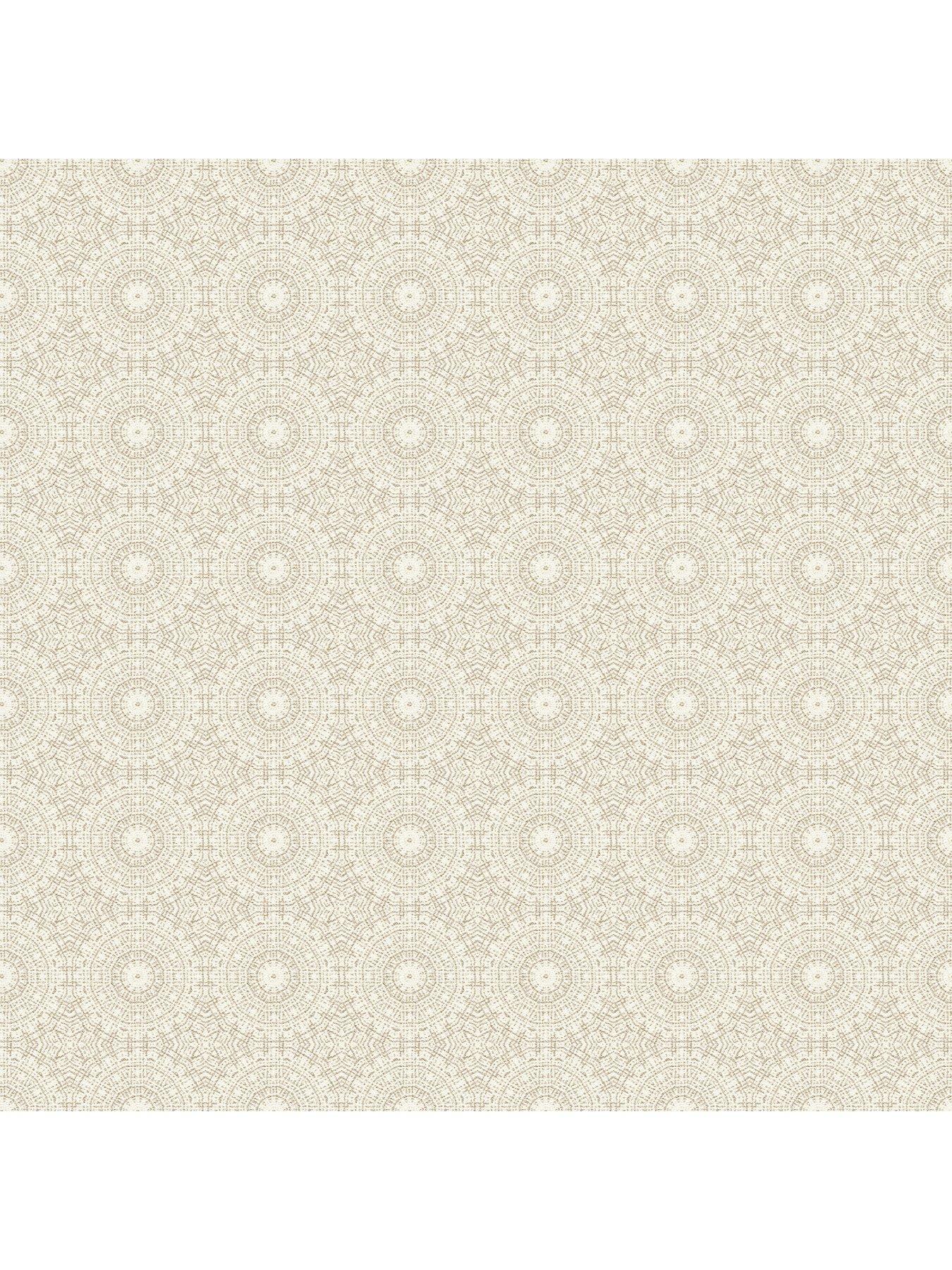  image of arthouse-symmetrical-chic-ivory-and-silver-wallpaper