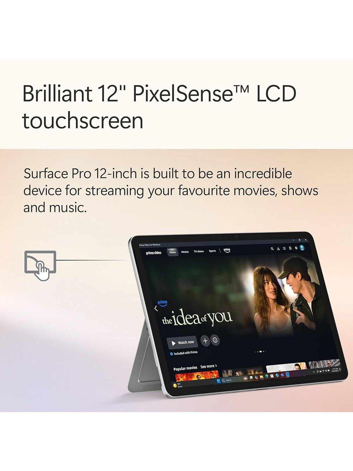  image of microsoft-surface-pro-copilot-pc-qualcomm-snapdragon-plus-16gb-ram-512gb-platinum-with-type-cover-keyboard