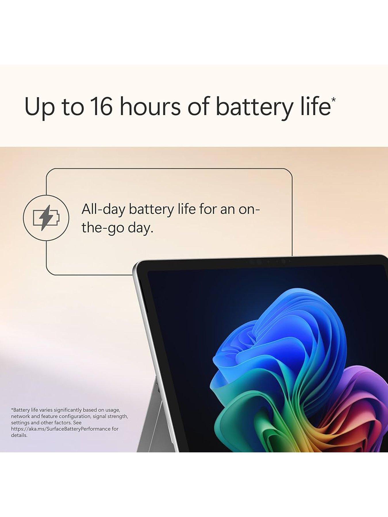  image of microsoft-surface-pro-copilot-pc-qualcomm-snapdragon-plus-16gb-ram-512gb-platinum-with-type-cover-keyboard