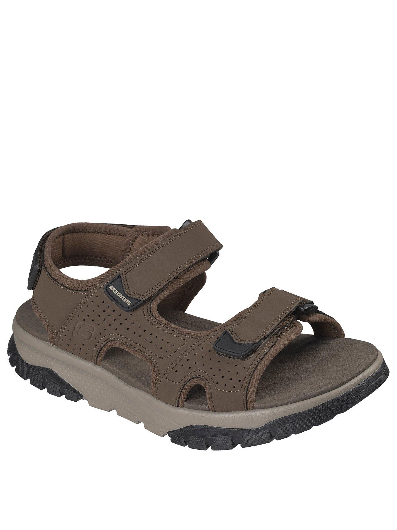 stillFront image of skechers-wagner-sandal-brown