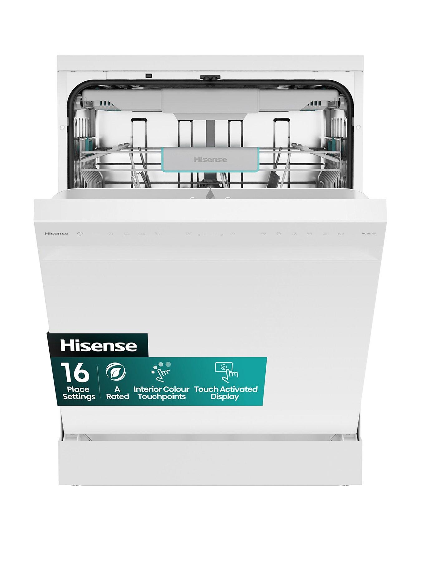 Hisense HS663A90WUK Full Size Dishwasher - White