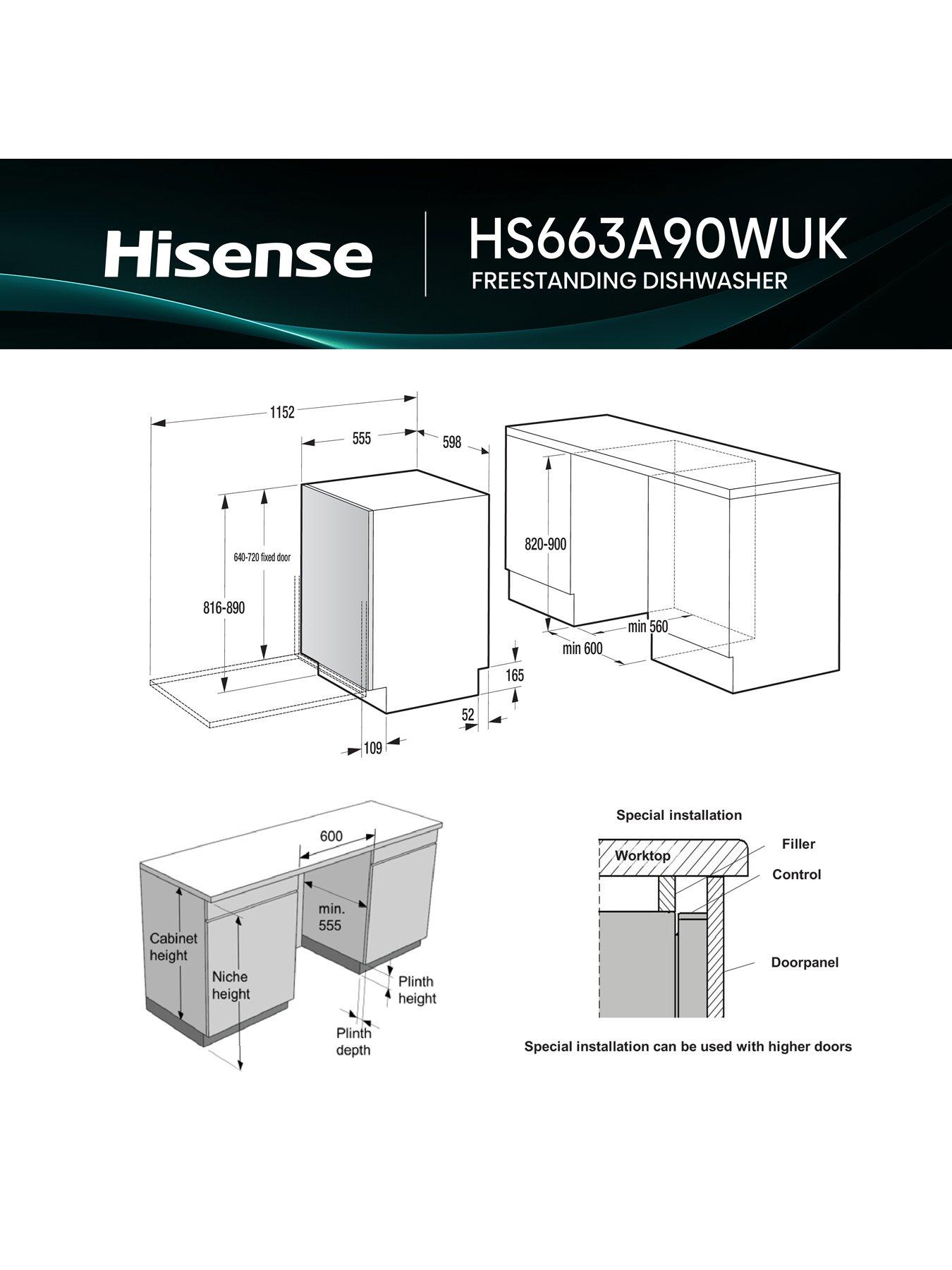  image of hisense-hs663a90wuk-full-size-dishwasher-white
