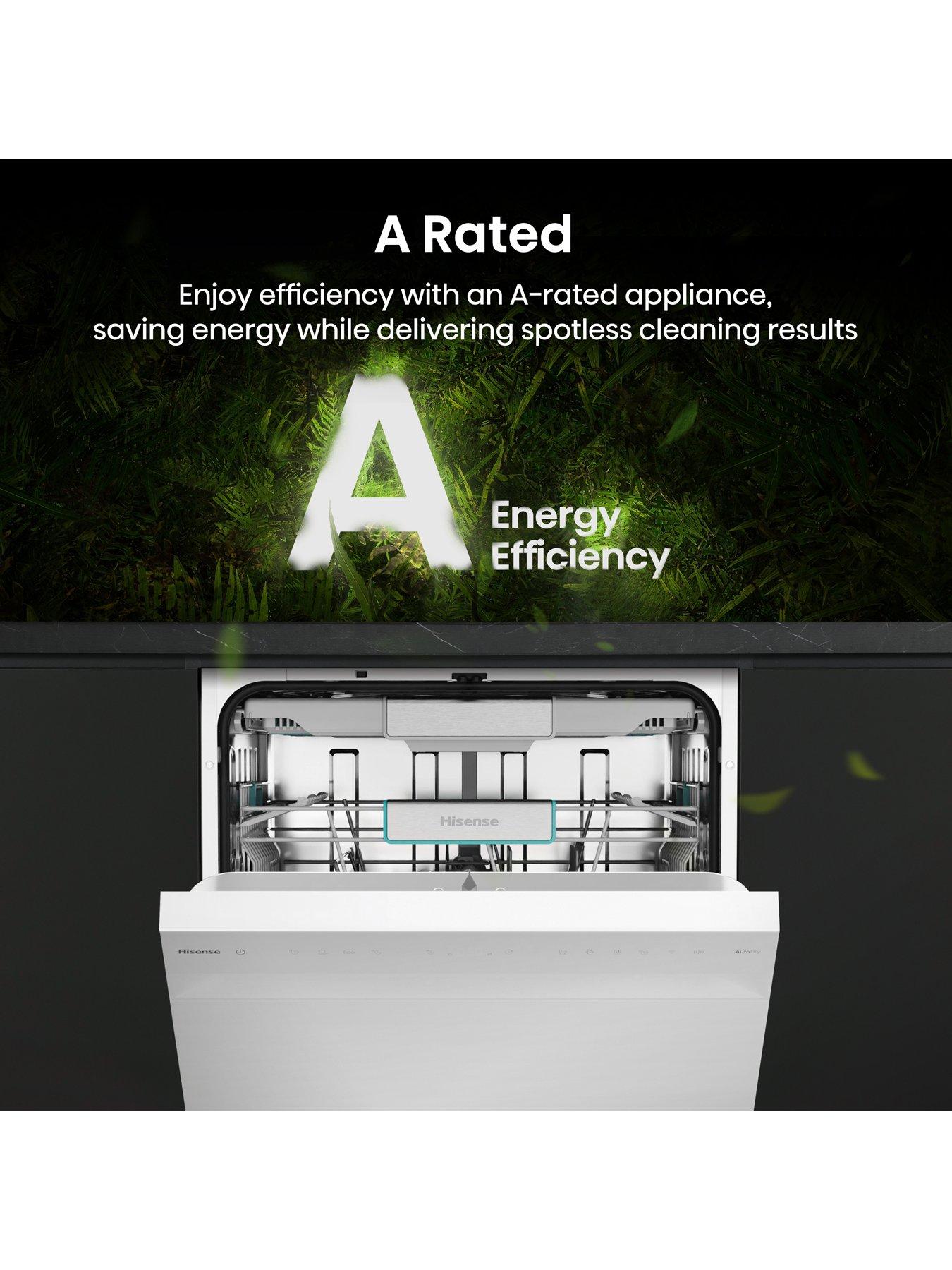  image of hisense-hs673a90wuk-full-size-wifi-enabled-dishwasher-white