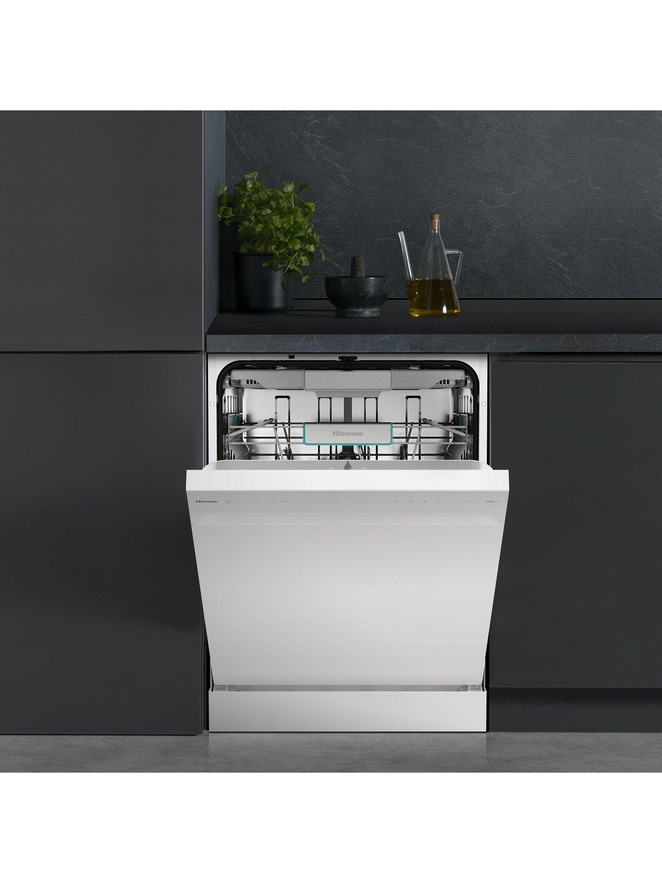  image of hisense-hs673a90wuk-full-size-wifi-enabled-dishwasher-white