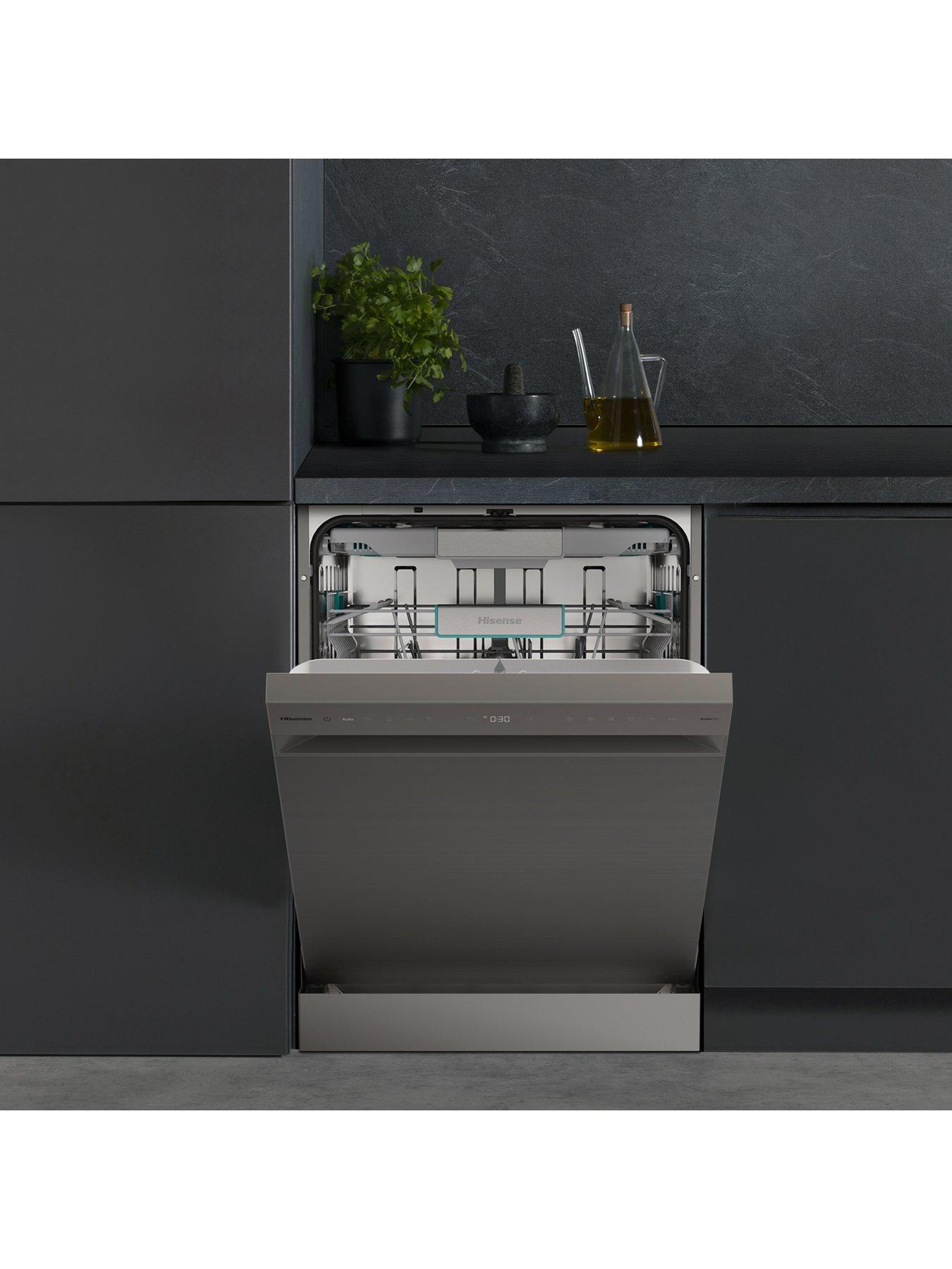 Image 5 of 7 of Hisense Auto Dose HS693A90XADUK Full Size WiFi-enabled Dishwasher - Stainless Steel