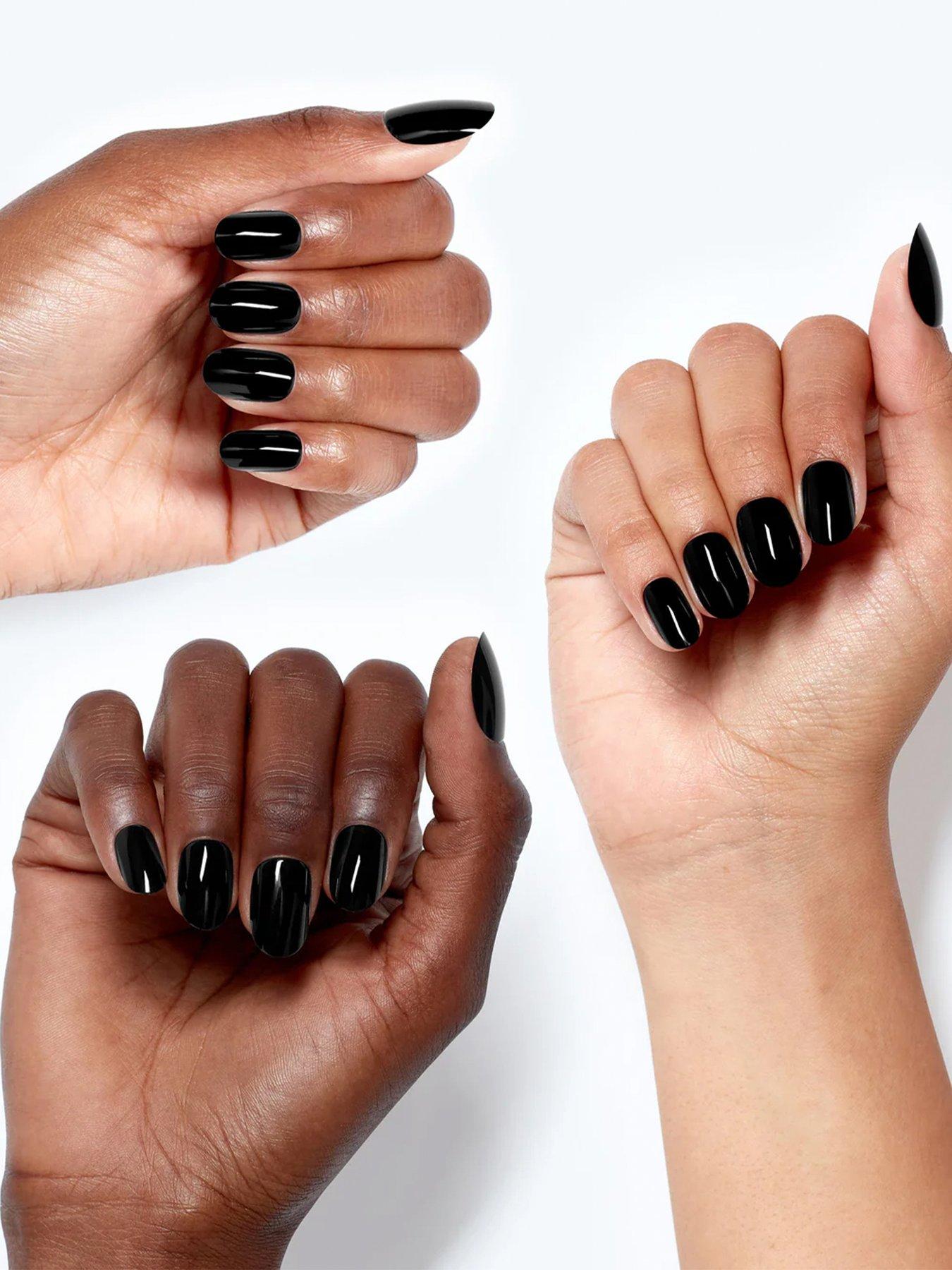  image of opi-xpresson-artificial-nails-lady-in-black
