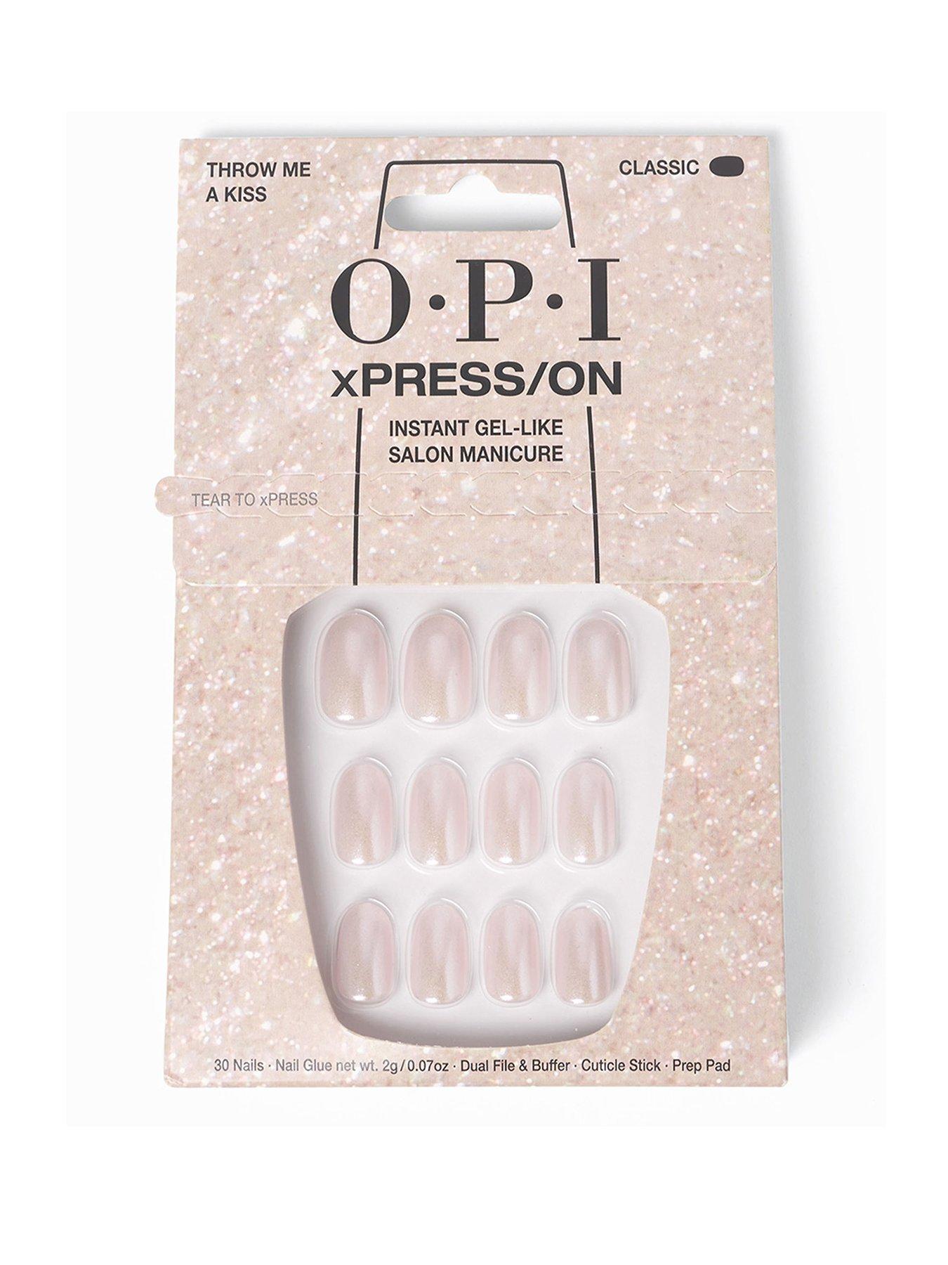 Image 1 of 6 of OPI xPRESS/ON - Throw Me a Kiss Press On Nails Gel-Like Salon Manicure