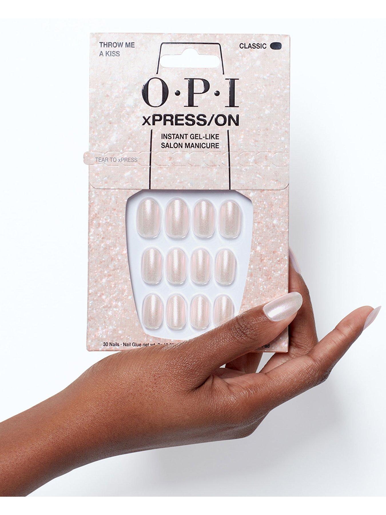 Image 4 of 6 of OPI xPRESS/ON - Throw Me a Kiss Press On Nails Gel-Like Salon Manicure