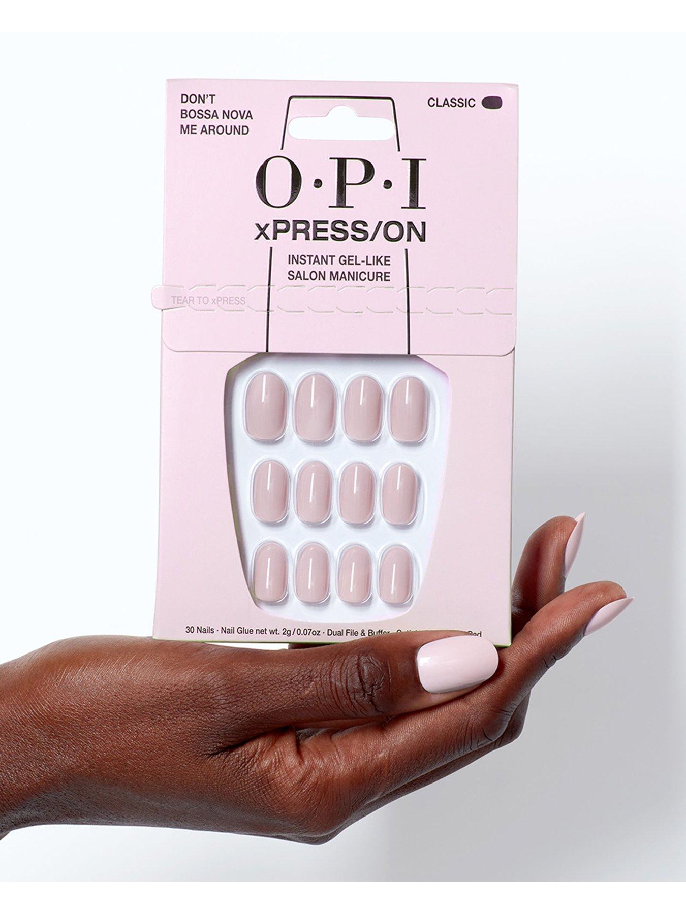 Image 5 of 7 of OPI xPRESS/ON - Don't Bossa Nova Me Around Press On Nails Gel-Like Salon Manicure