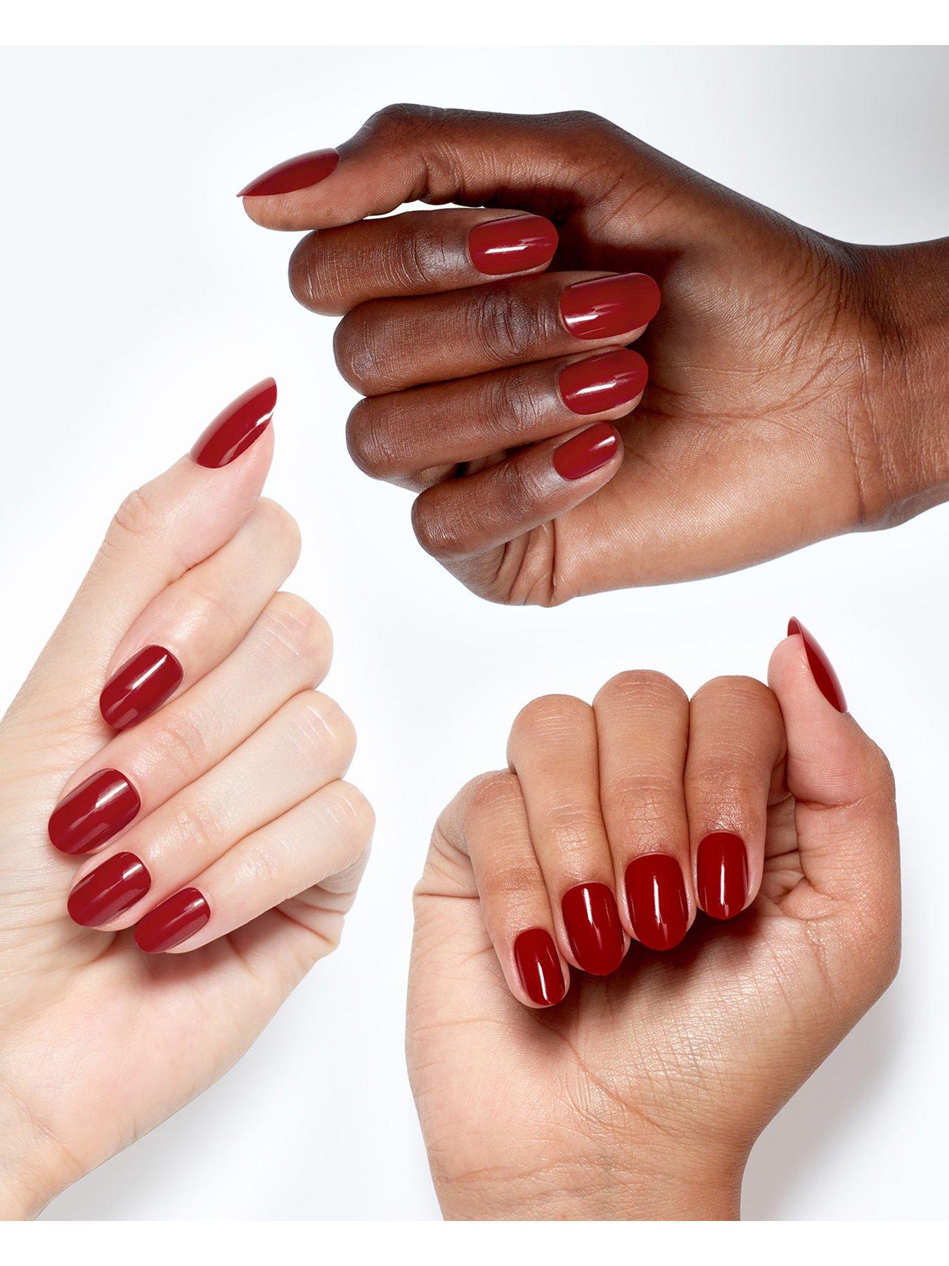 Image 3 of 7 of OPI xPRESS/ON - Big Apple Red Press On Nails Gel-Like Salon Manicure