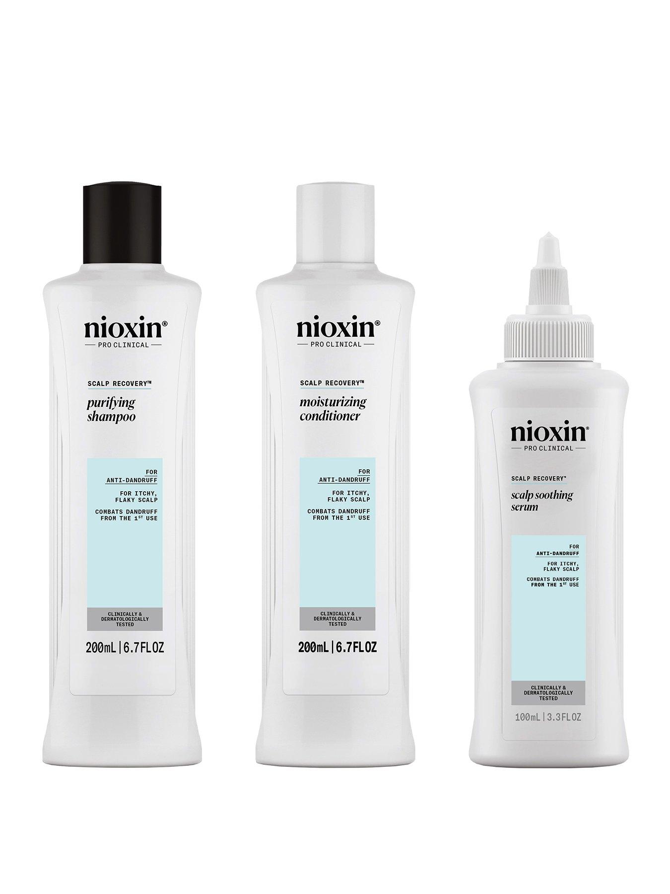 Nioxin Scalp Recovery System for Anti-Dandruff  &  Itchy Scalp Relief - Includes Shampoo, Conditioner and Serum