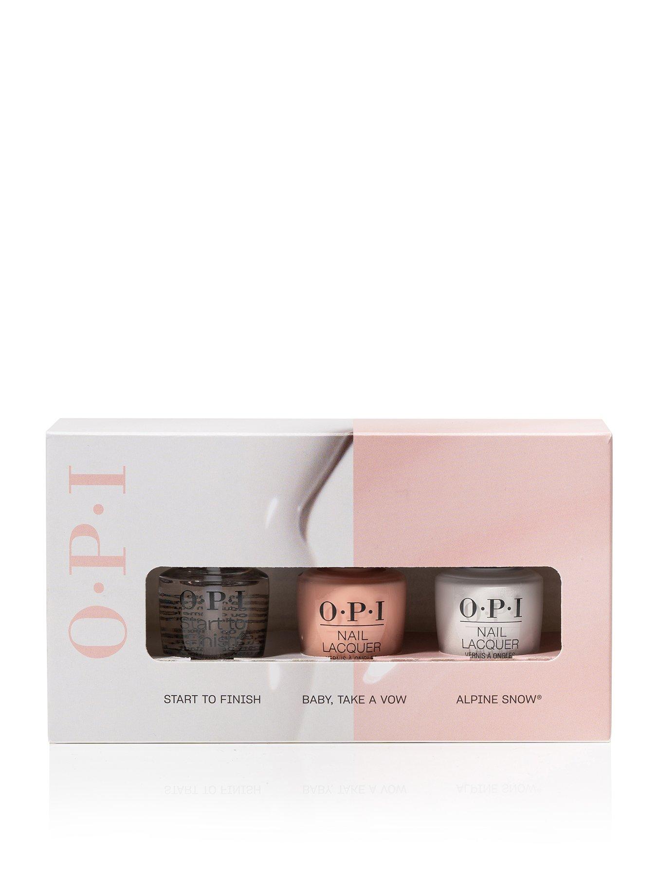 OPI Nail Lacquer French Manicure Kit Gift Set - 3 x 15ml