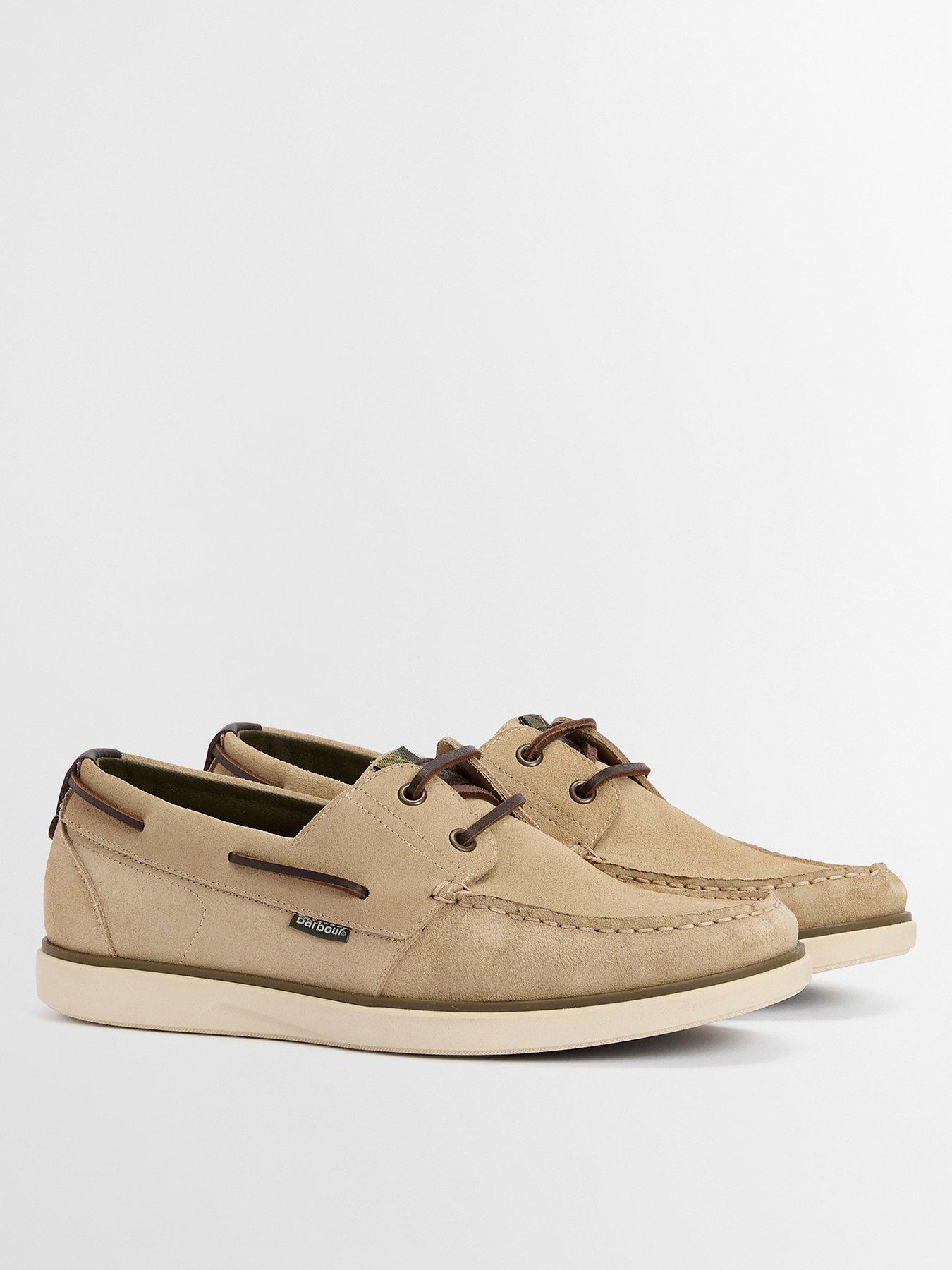 Image 2 of 6 of Barbour Rothley Boat Shoes - Beige