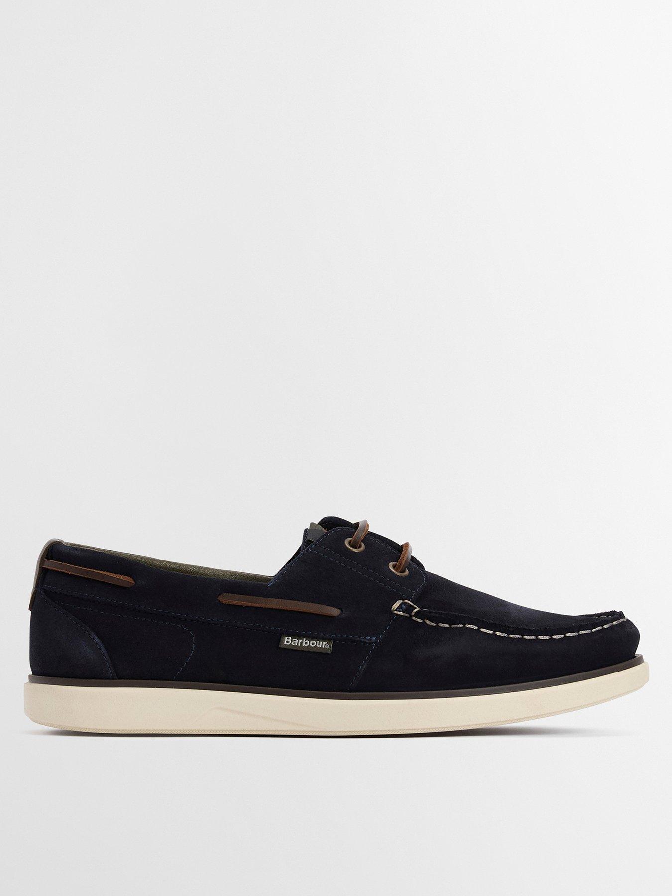Barbour Rothley Boat Shoes - Navy