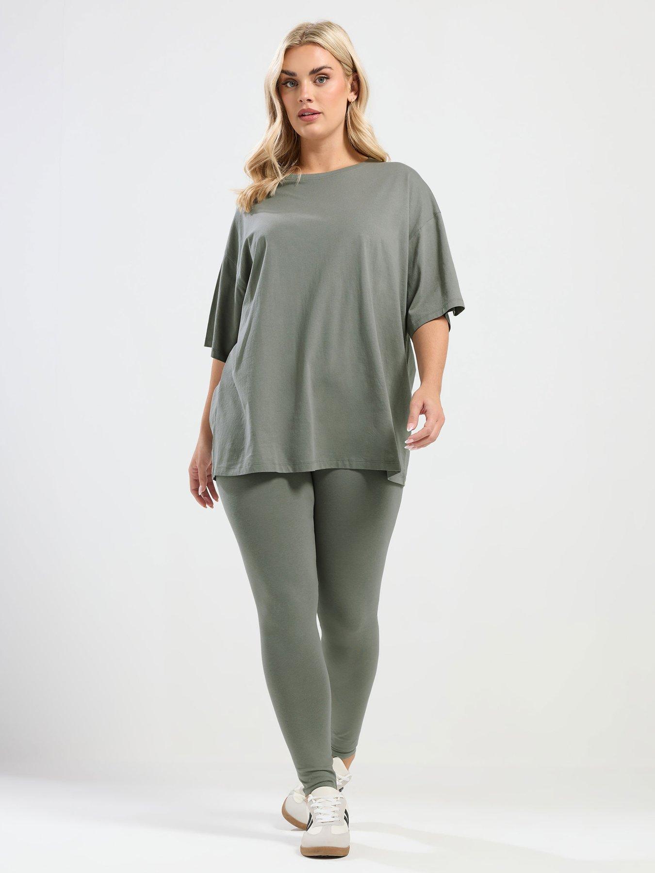  image of yours-curve-relaxed-t-shirt-green