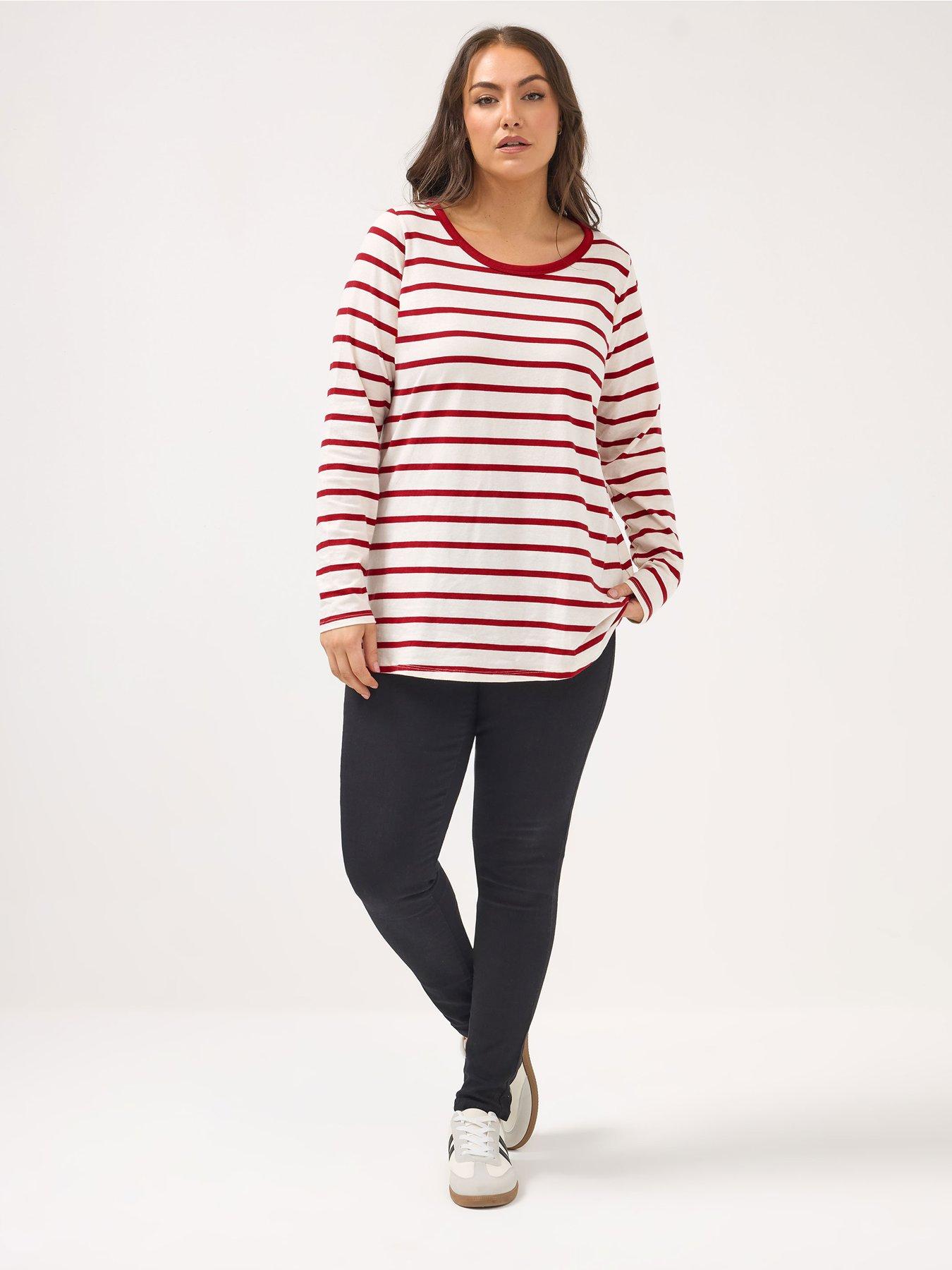  image of yours-curve-long-sleeve-t-shirt-ivory