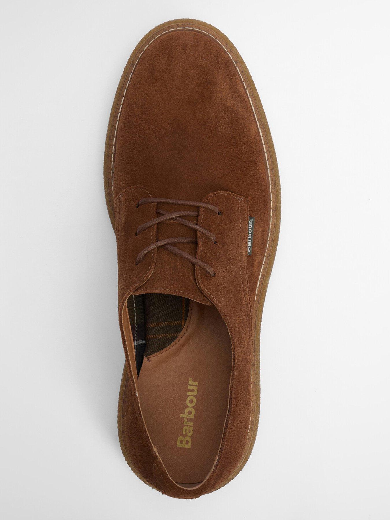  image of barbour-harefield-derby-shoes-brown
