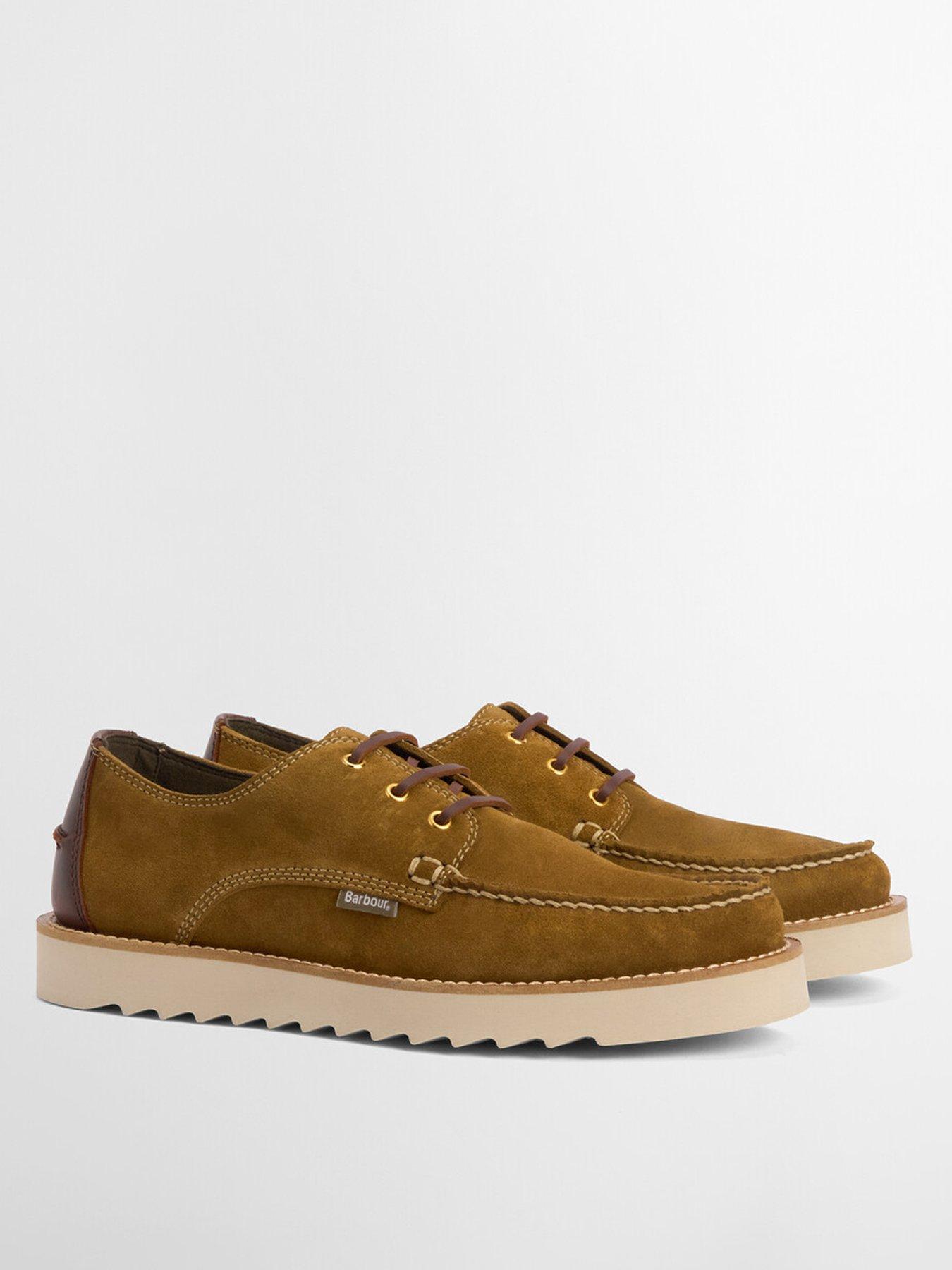 Image 2 of 6 of Barbour Aydon Derby Shoes - Tan - Brown