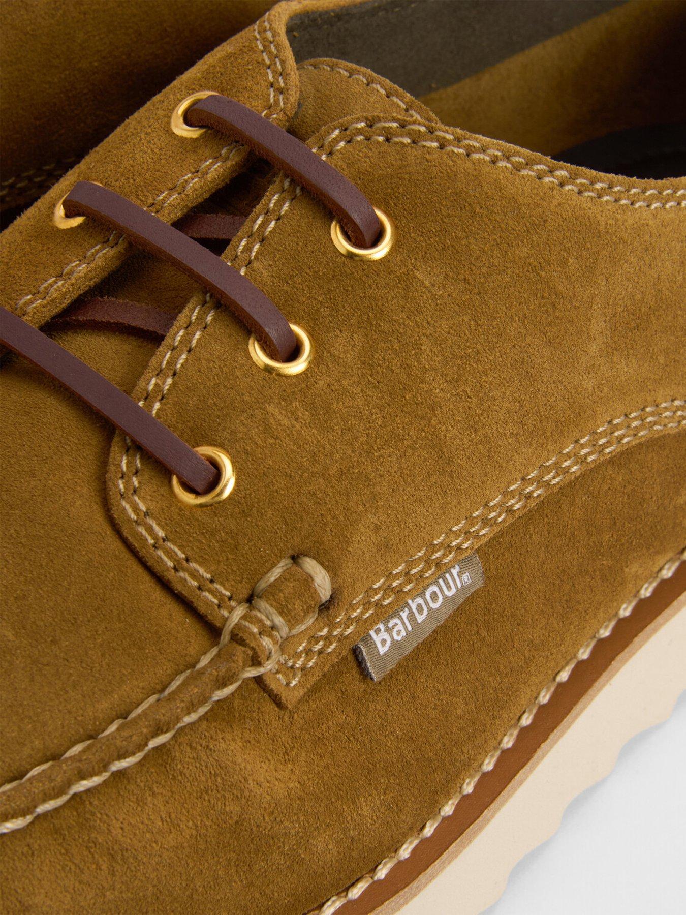 Image 6 of 6 of Barbour Aydon Derby Shoes - Tan - Brown