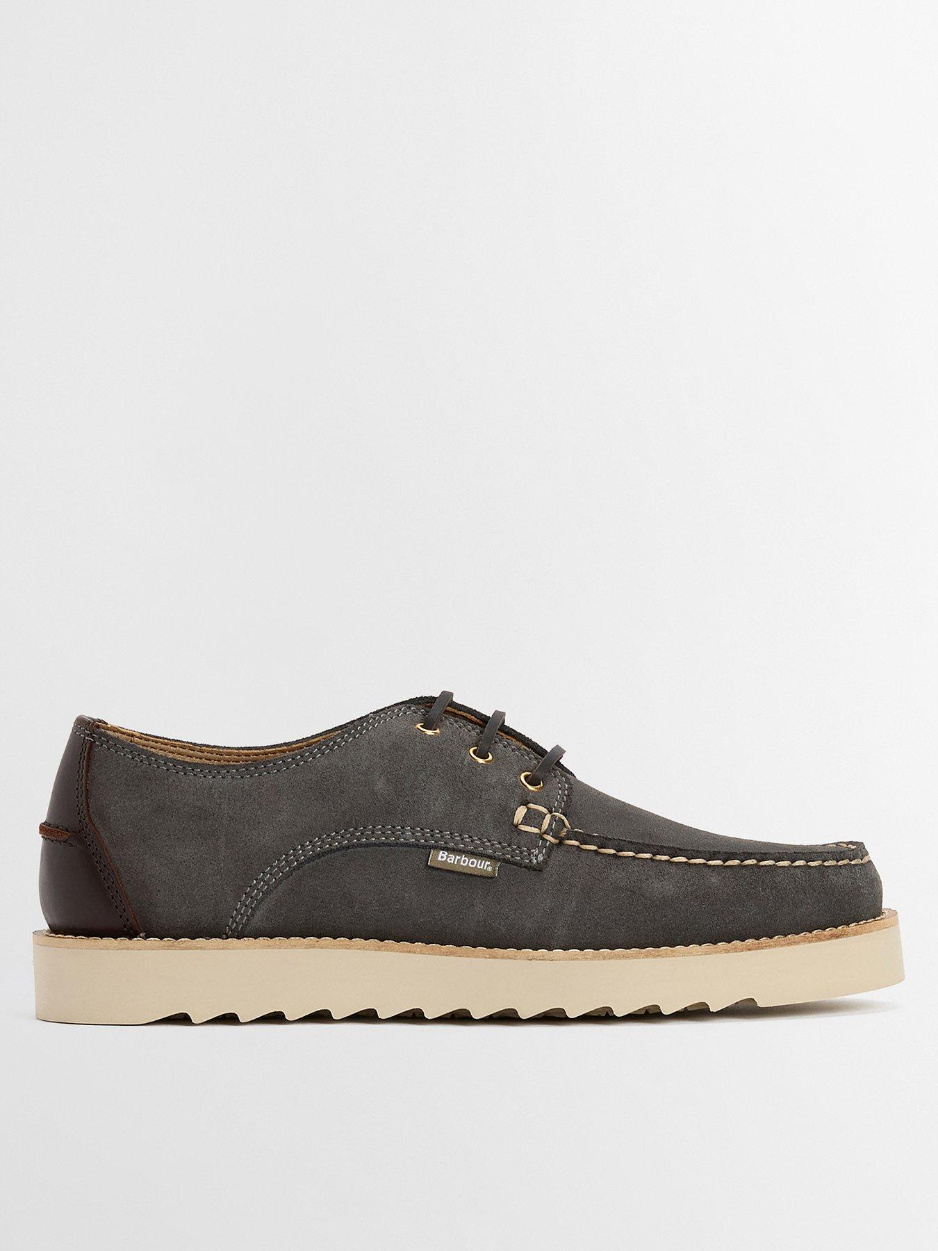 Image 1 of 6 of Barbour Aydon Derby Shoes - Grey