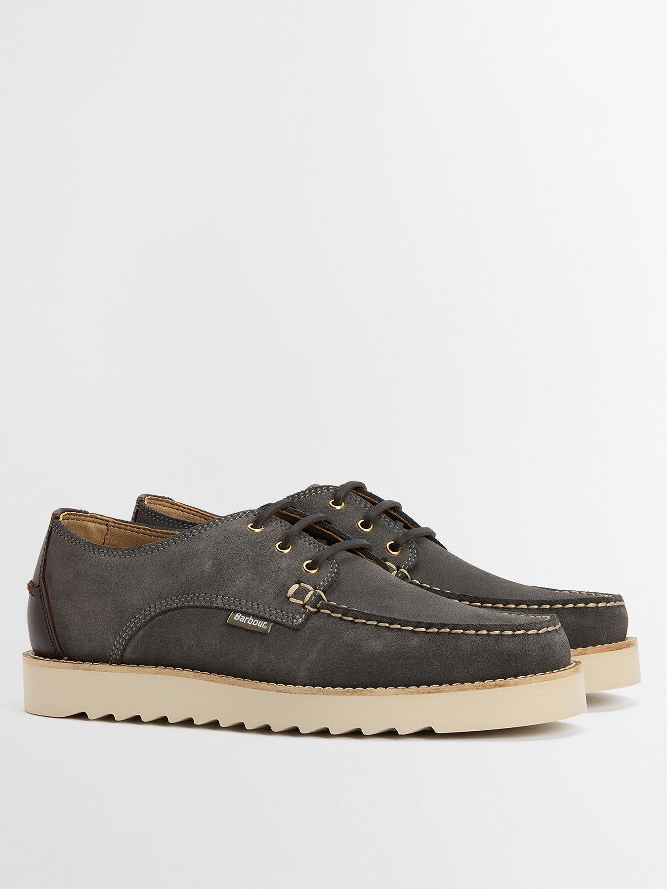 Image 2 of 6 of Barbour Aydon Derby Shoes - Grey
