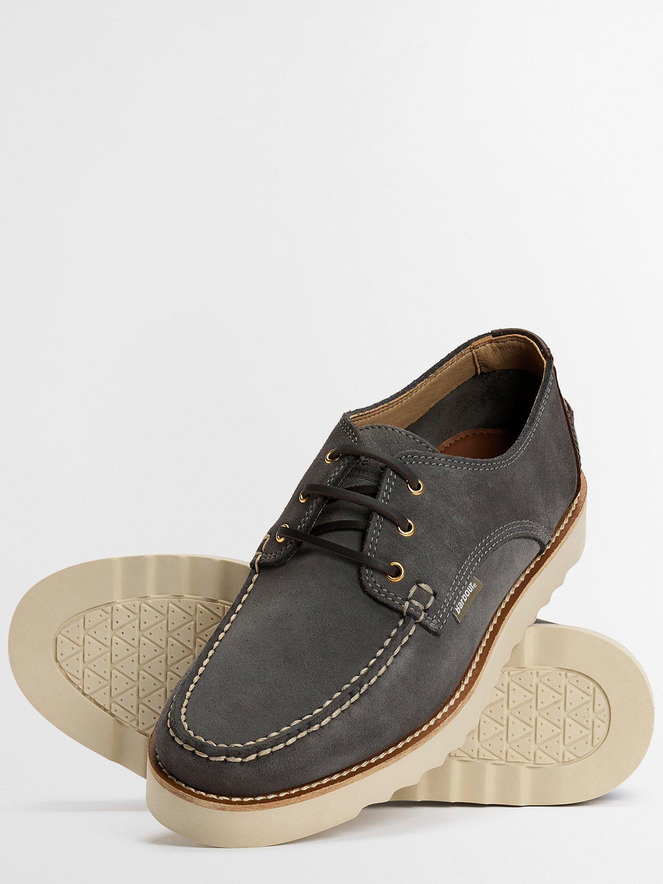 Image 4 of 6 of Barbour Aydon Derby Shoes - Grey