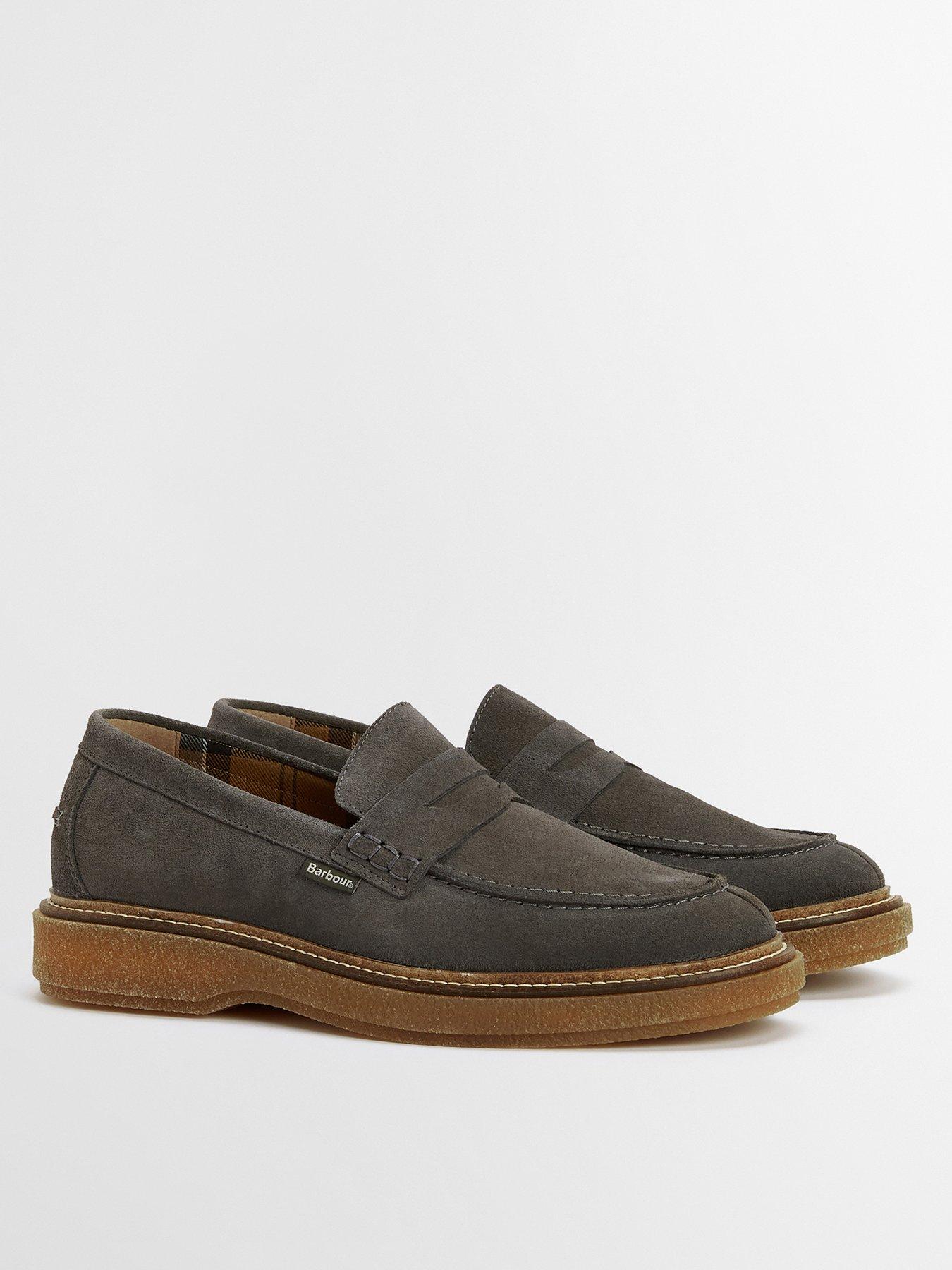  image of barbour-blare-loafers-light-grey