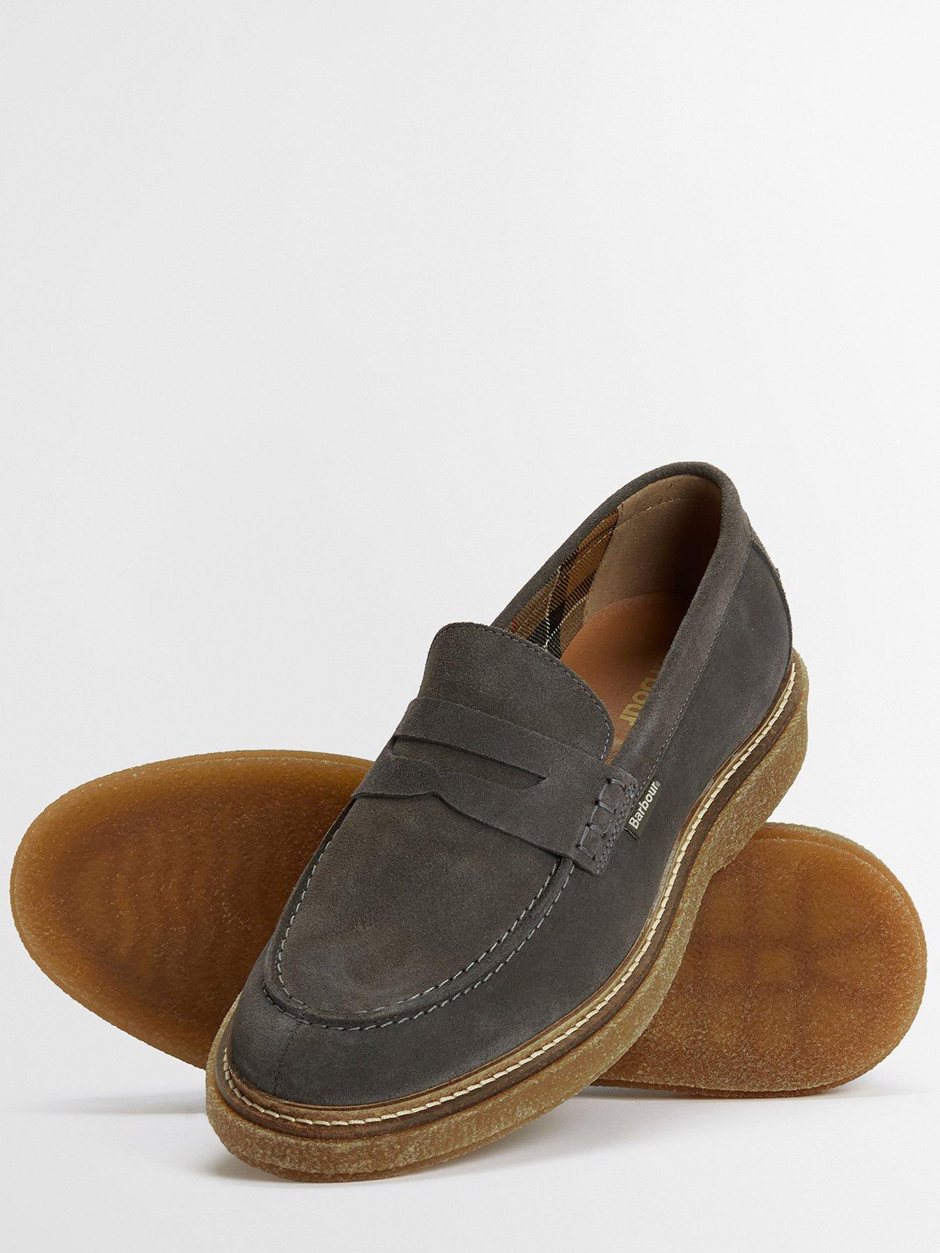 image of barbour-blare-loafers-light-grey