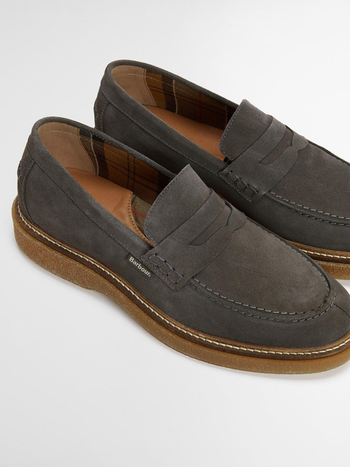  image of barbour-blare-loafers-light-grey