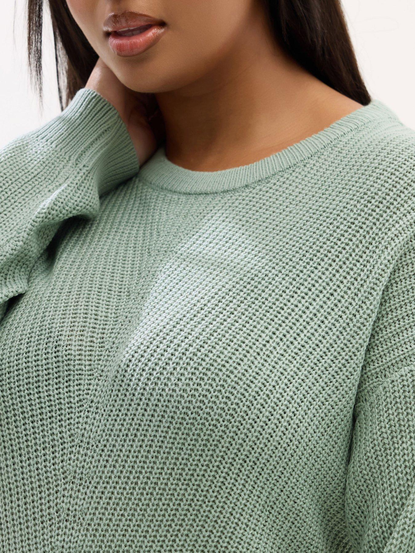  image of yours-curve-essential-jumper-green