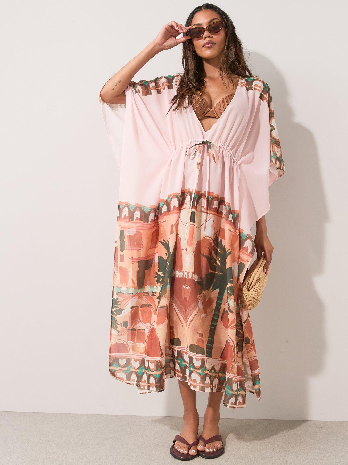 The Very Collection Printed Maxi Kaftan - Multi