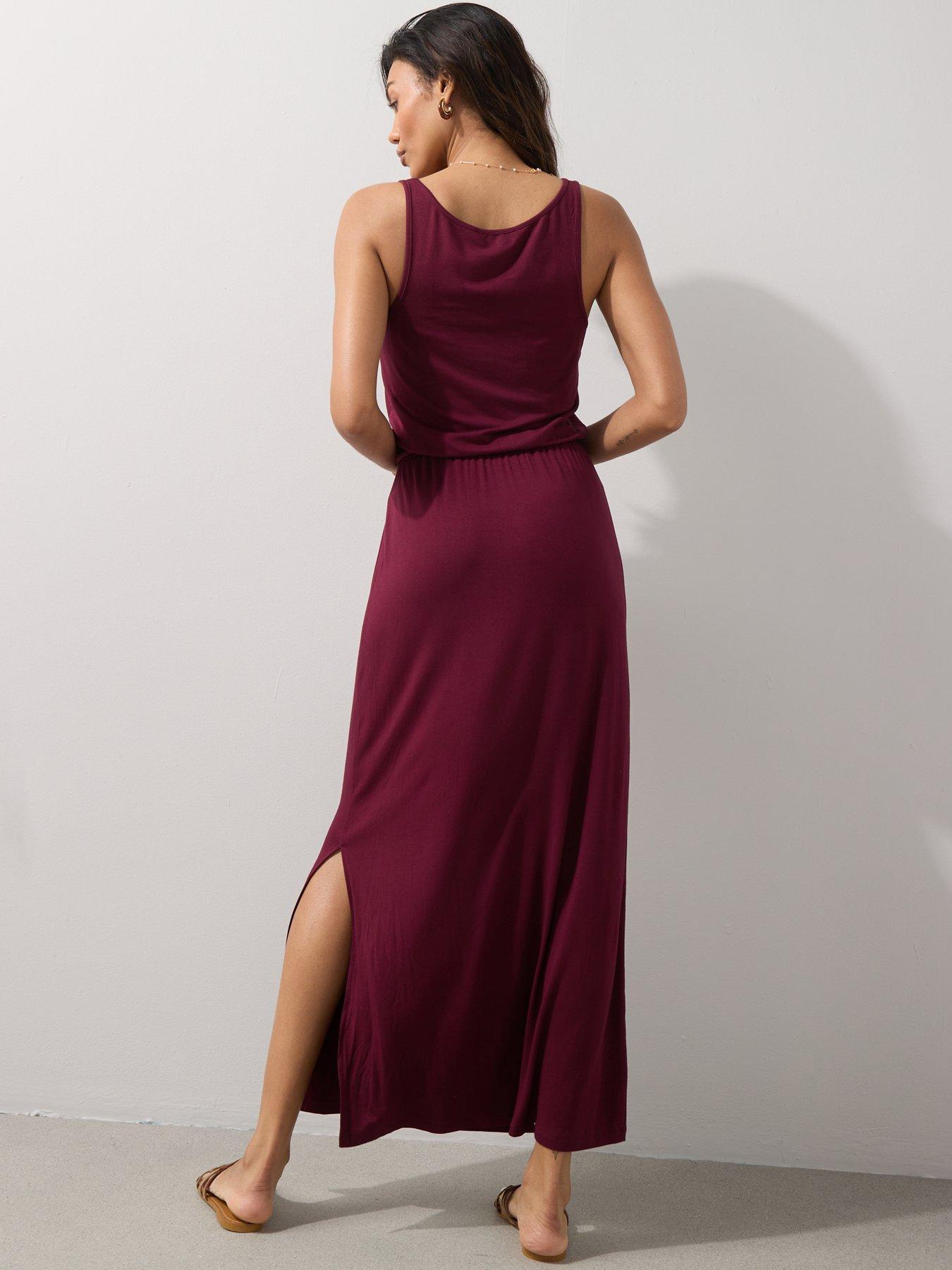 Image 2 of 7 of The Very Collection Channel Waist Maxi Dress